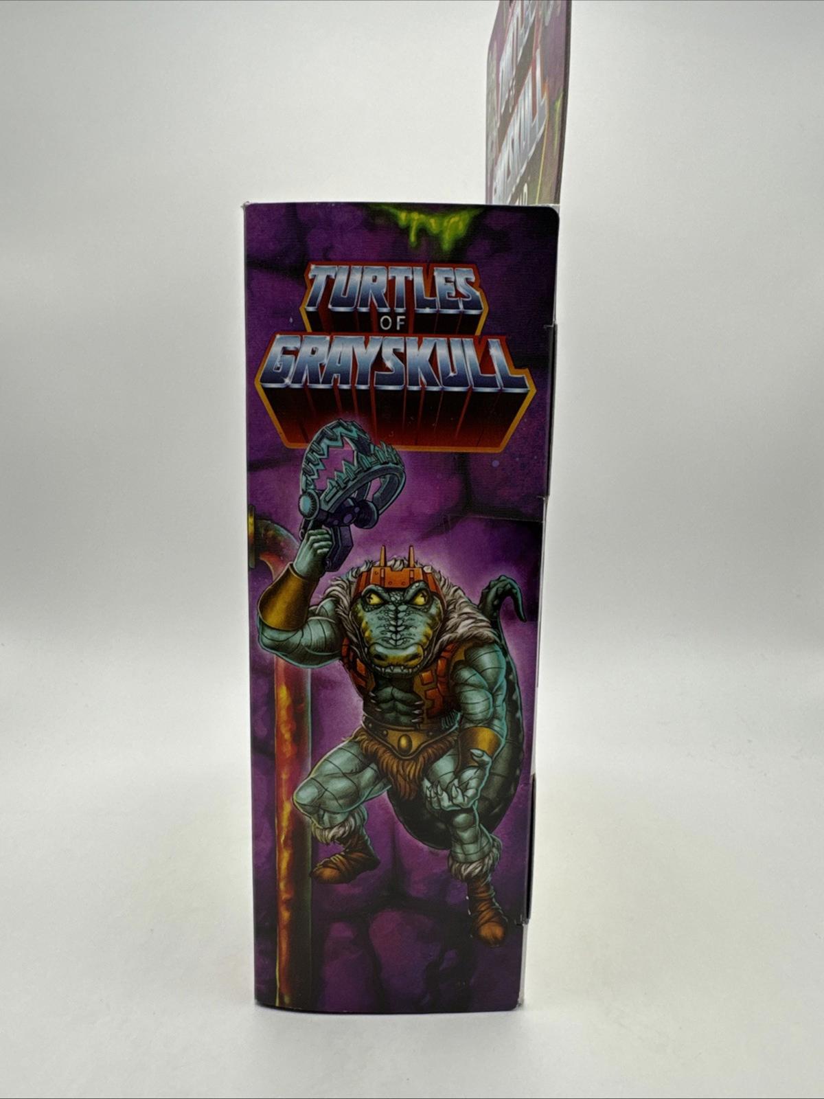 MOTU x TMNT Turtles of Grayskull Leatherhead Deluxe Action Figure Mattel He Man