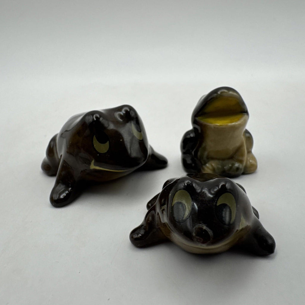 Wade Whimsie Happy Family Frog Set Boxed Great Condition Rare
