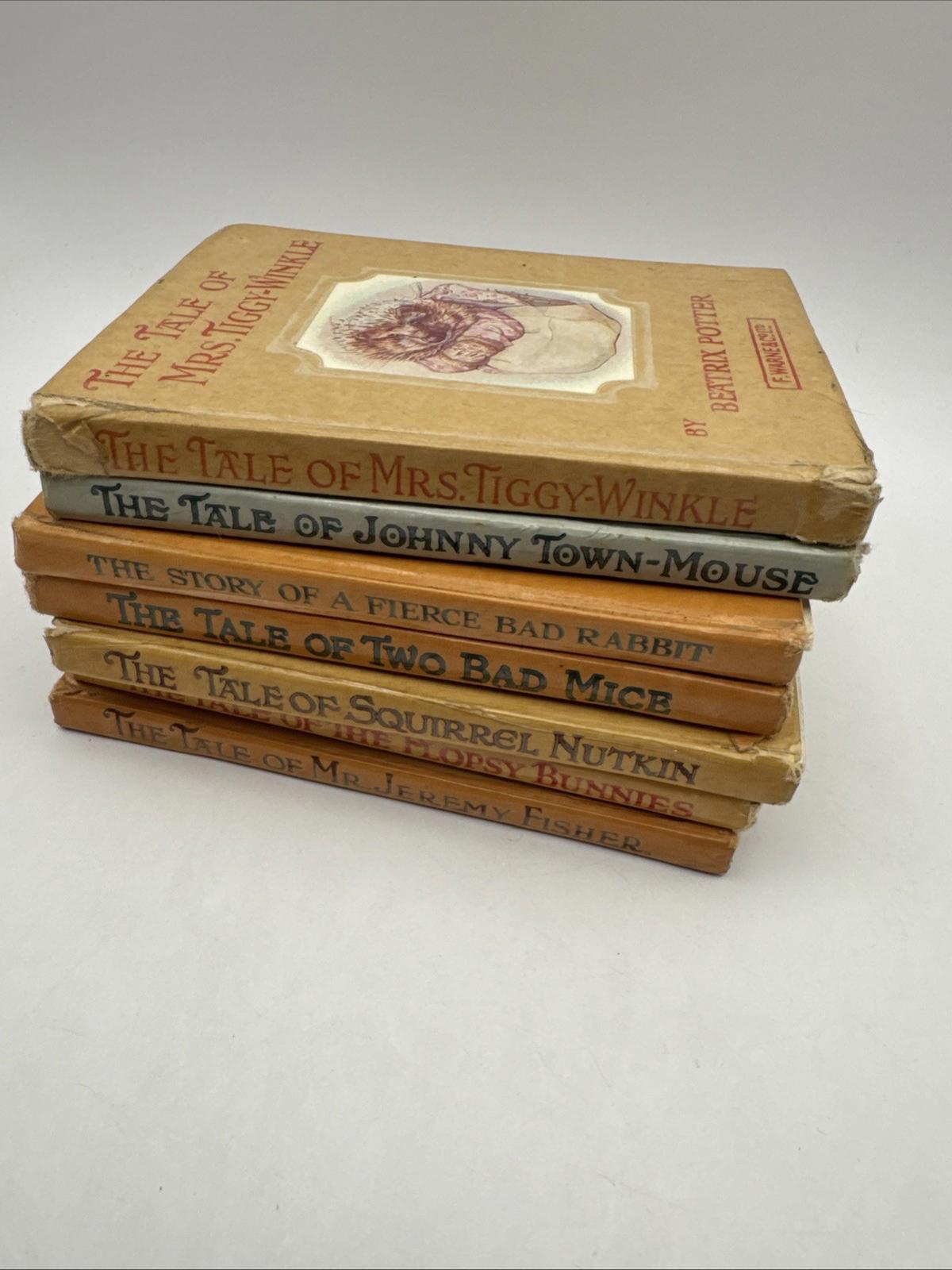1960’s Beatrix Potter Books F.Warne & Co.Ltd.  Hard Back X 7