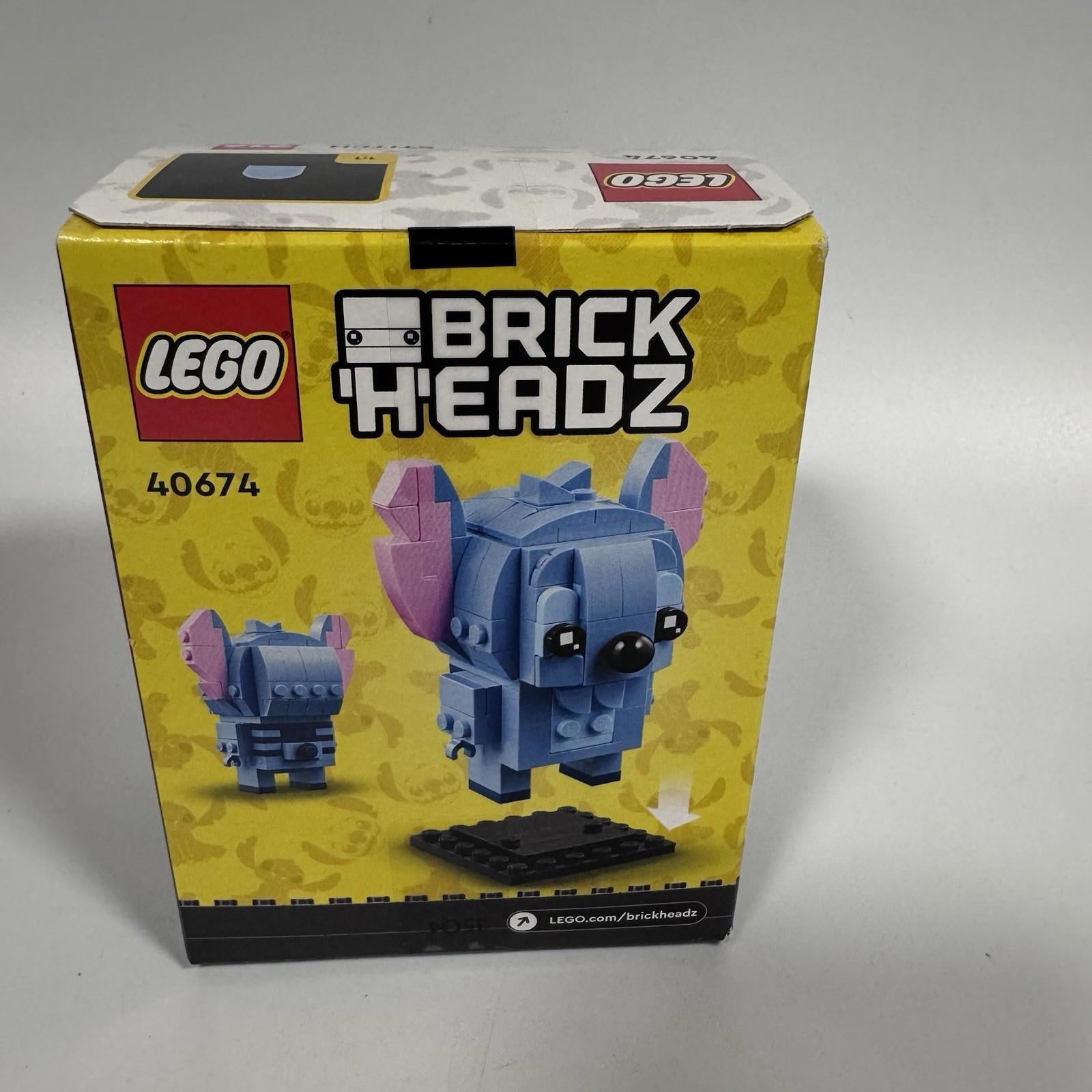LEGO Brickheadz Disney Stitch (40674). From Lilo & Stitch. Brand New/Sealed/Gift