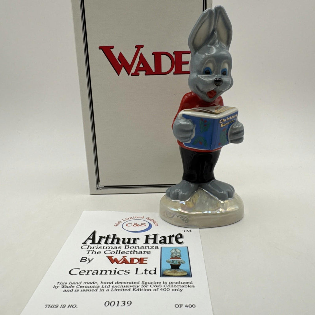 Wade Collect Hare Christmas Bonanza  Red Top Excellent Condition - Box & COA