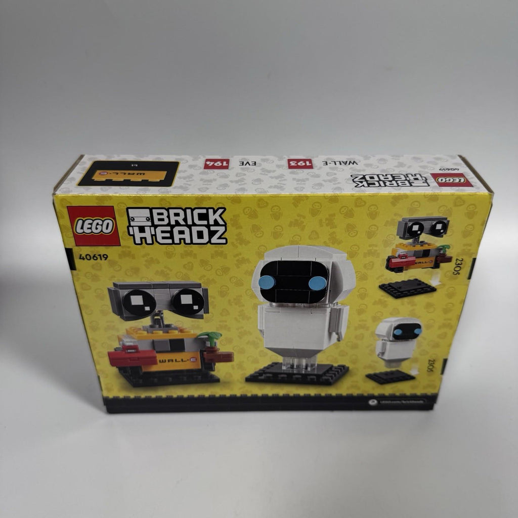 LEGO Disney Pixar: Brickheadz Eve and Wall.E (40619) - Brand New & Sealed