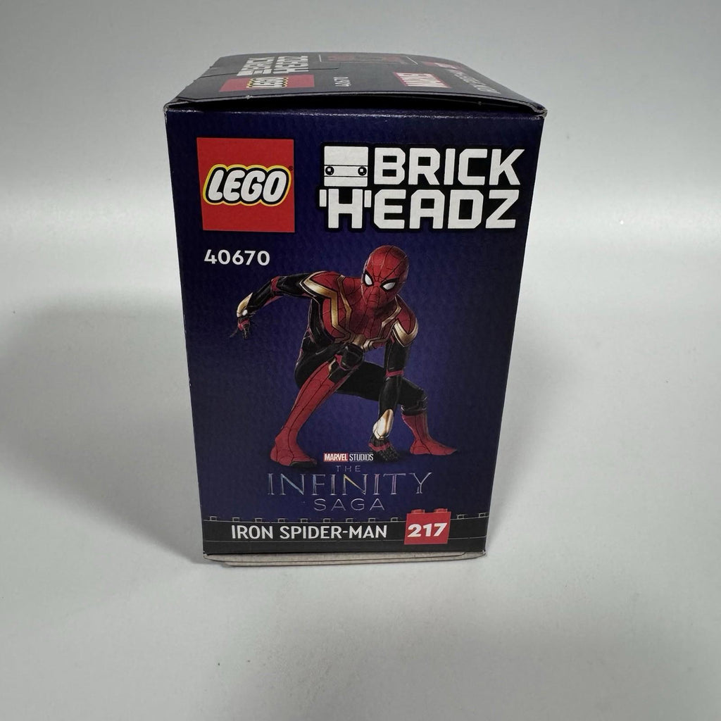 Lego BrickHeadz : Iron Spider-Man (40670) BRAND NEW, SEALED & RETIRED Set