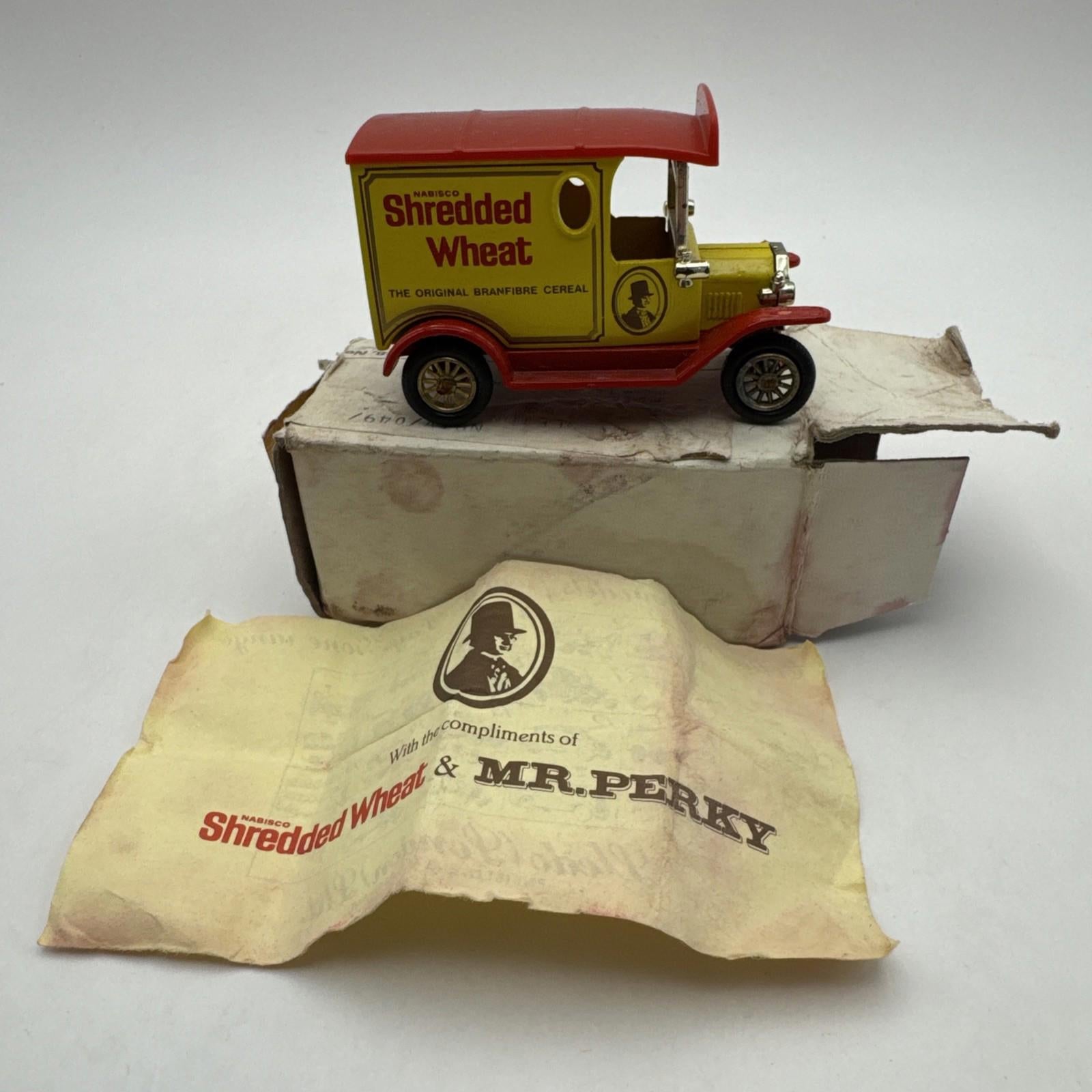 lledo promotional model T Ford van Nabisco Shredded Wheat Mint And Boxed