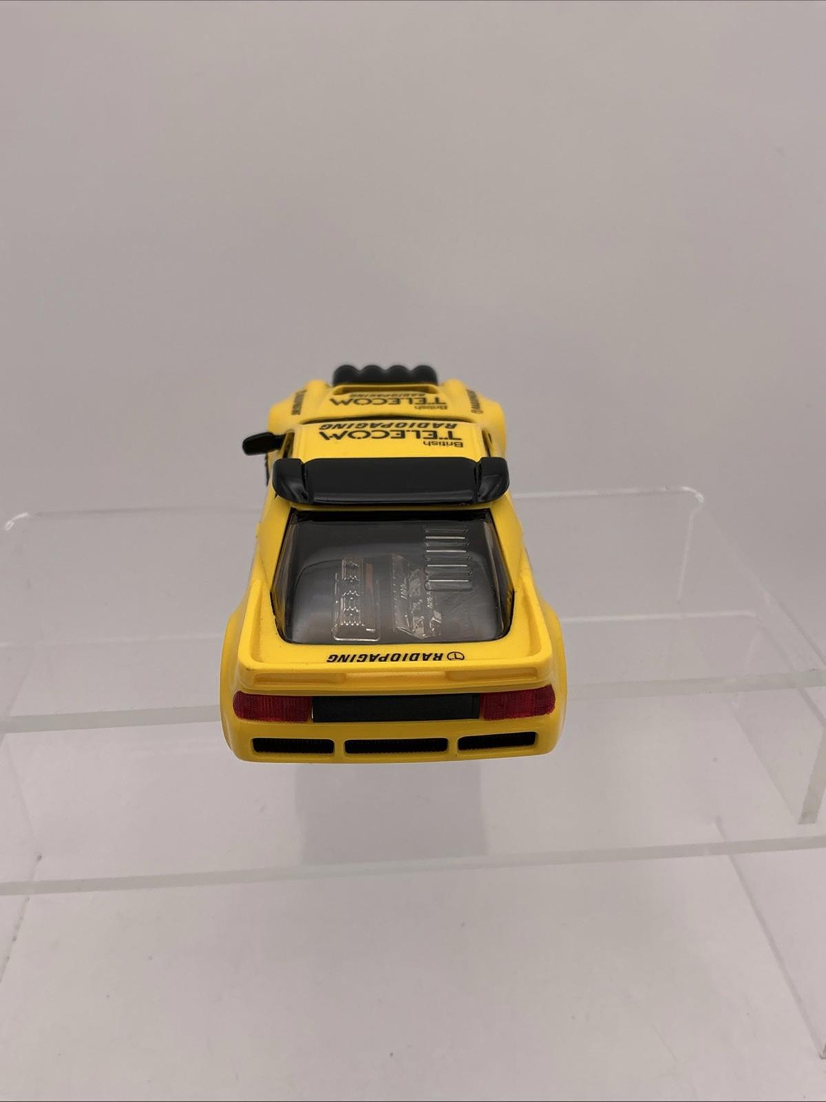 Scalextric 1/32 Scale Slotcar C429 Ford RS 200 Radiopaging #4  Yellow Vintage 88