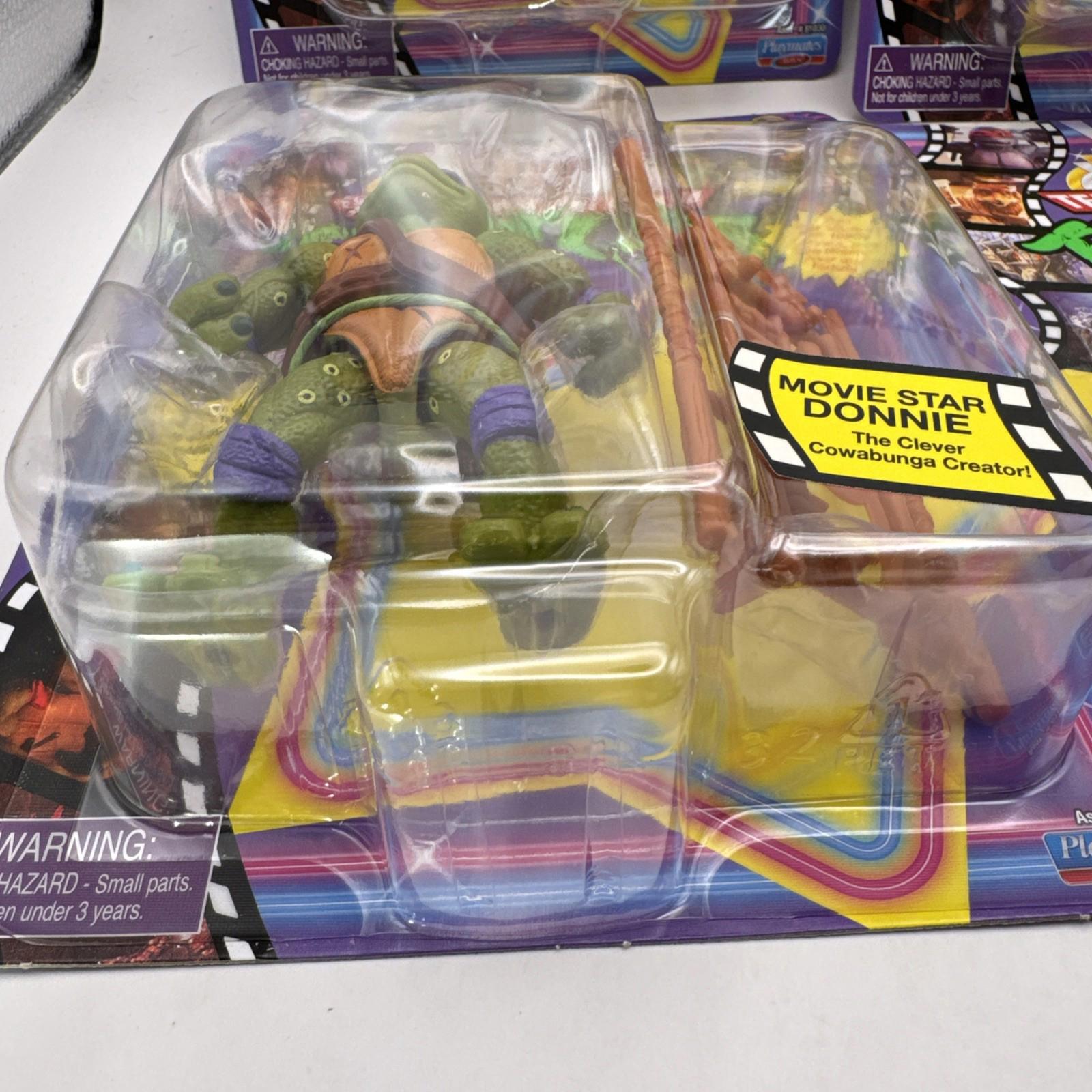 Teenage mutant ninja turtles TMNT Movie Star 4  Action Figures Boxed In Outer