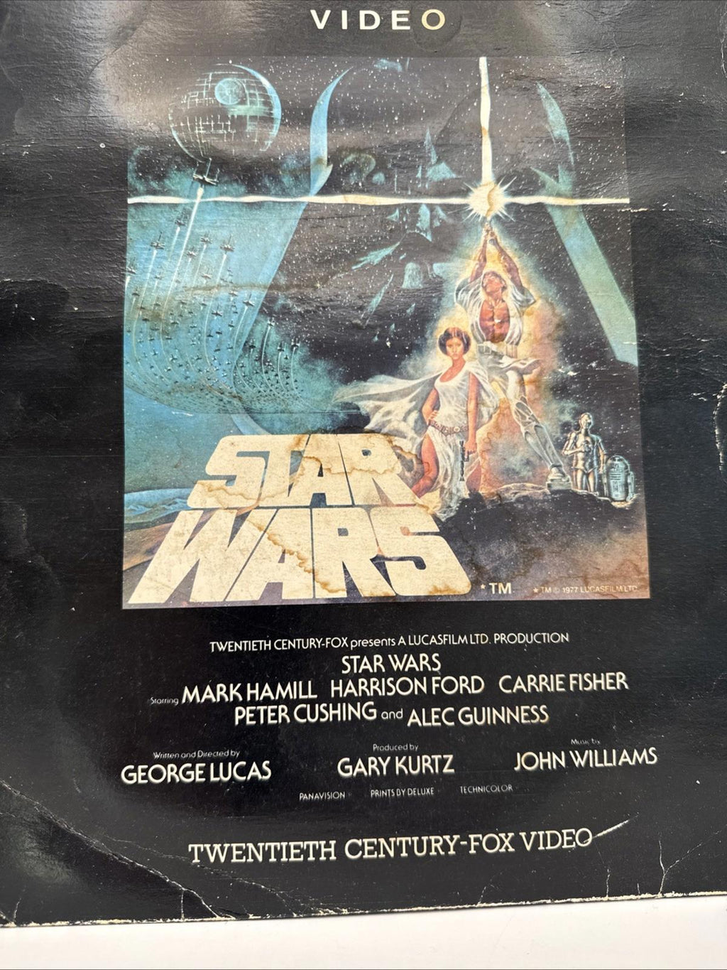 Star Wars 20th Century Fox Very Rare Laser Disc Colour Stereo