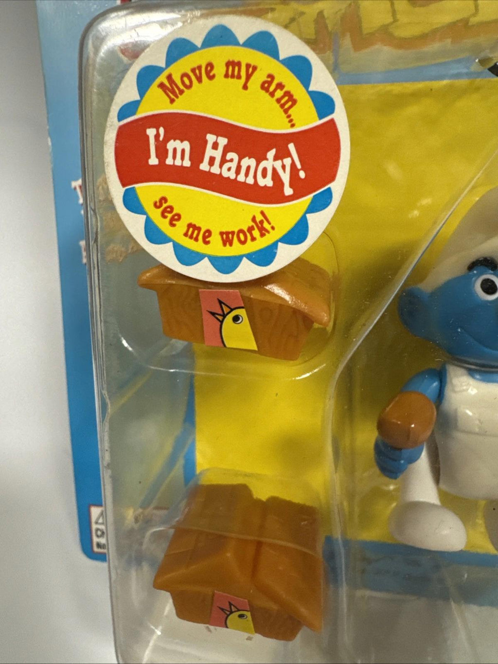 Toy Island The Smurfs 3" Handy Smurf Figure Movable Arms Smurf