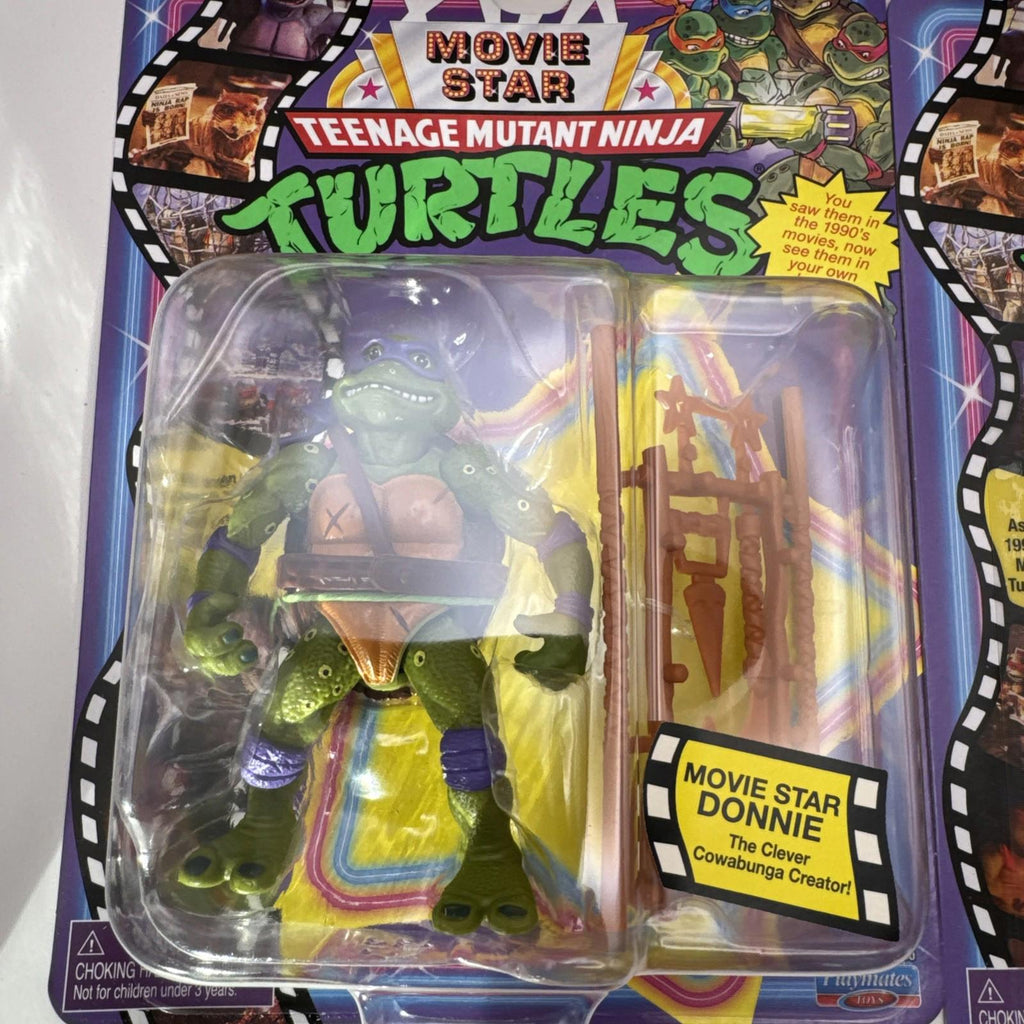 Teenage mutant ninja turtles TMNT Movie Star 4  Action Figures Boxed In Outer