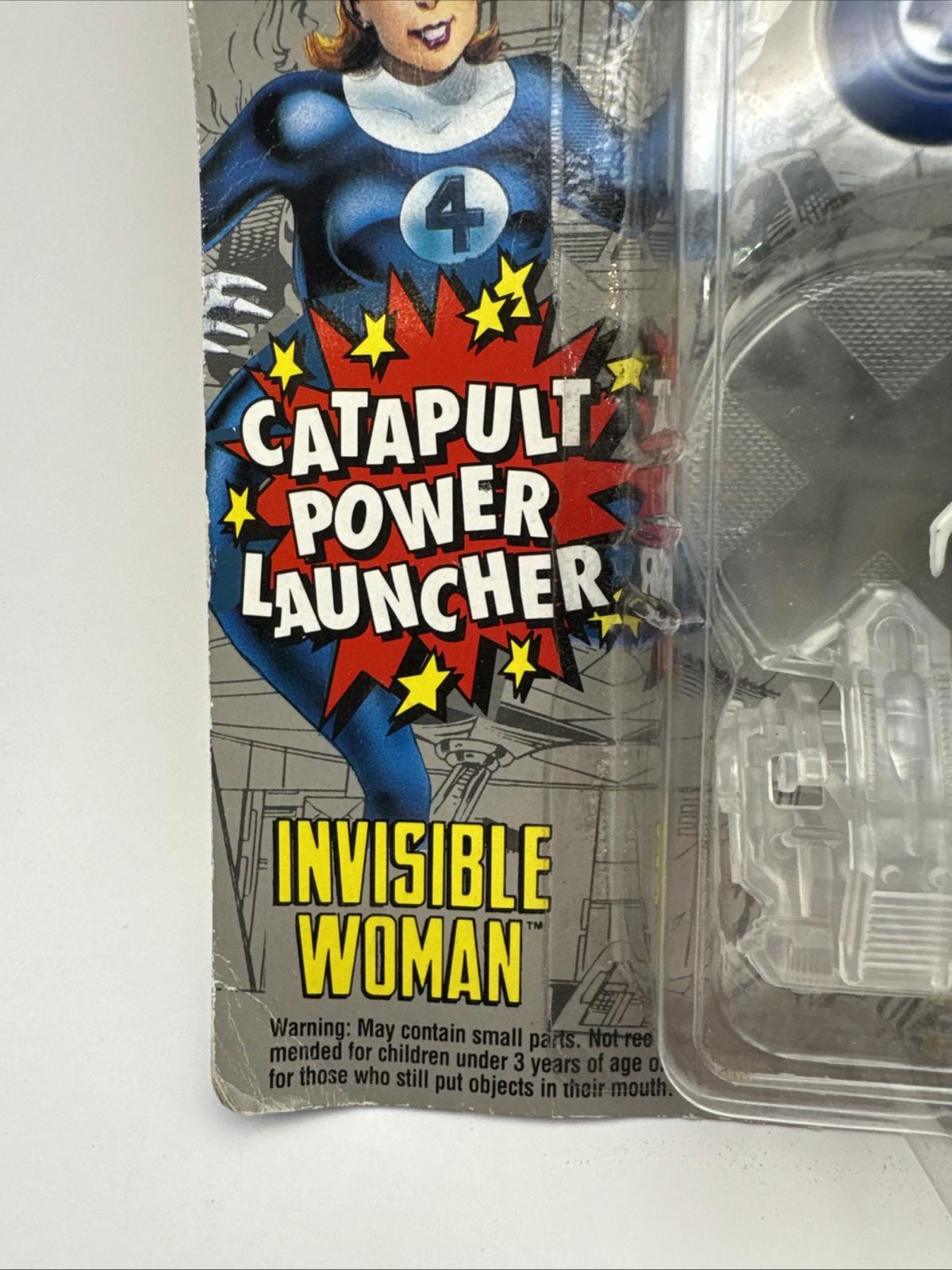 ToyBiz Marvel Fantastic 4 Power Blast Invisible Woman Figure 1994 Vintage