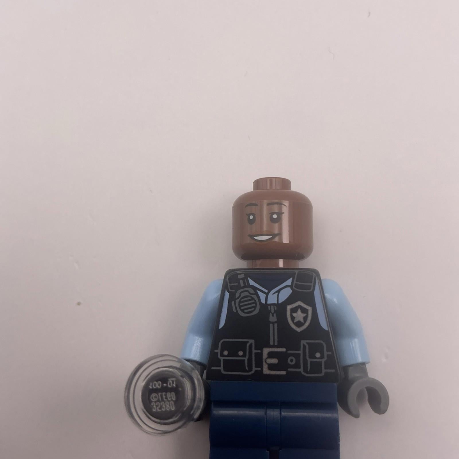 Lego Mini Figure SH 1087 - Female Security Guard - New & Genuine From Set 76300