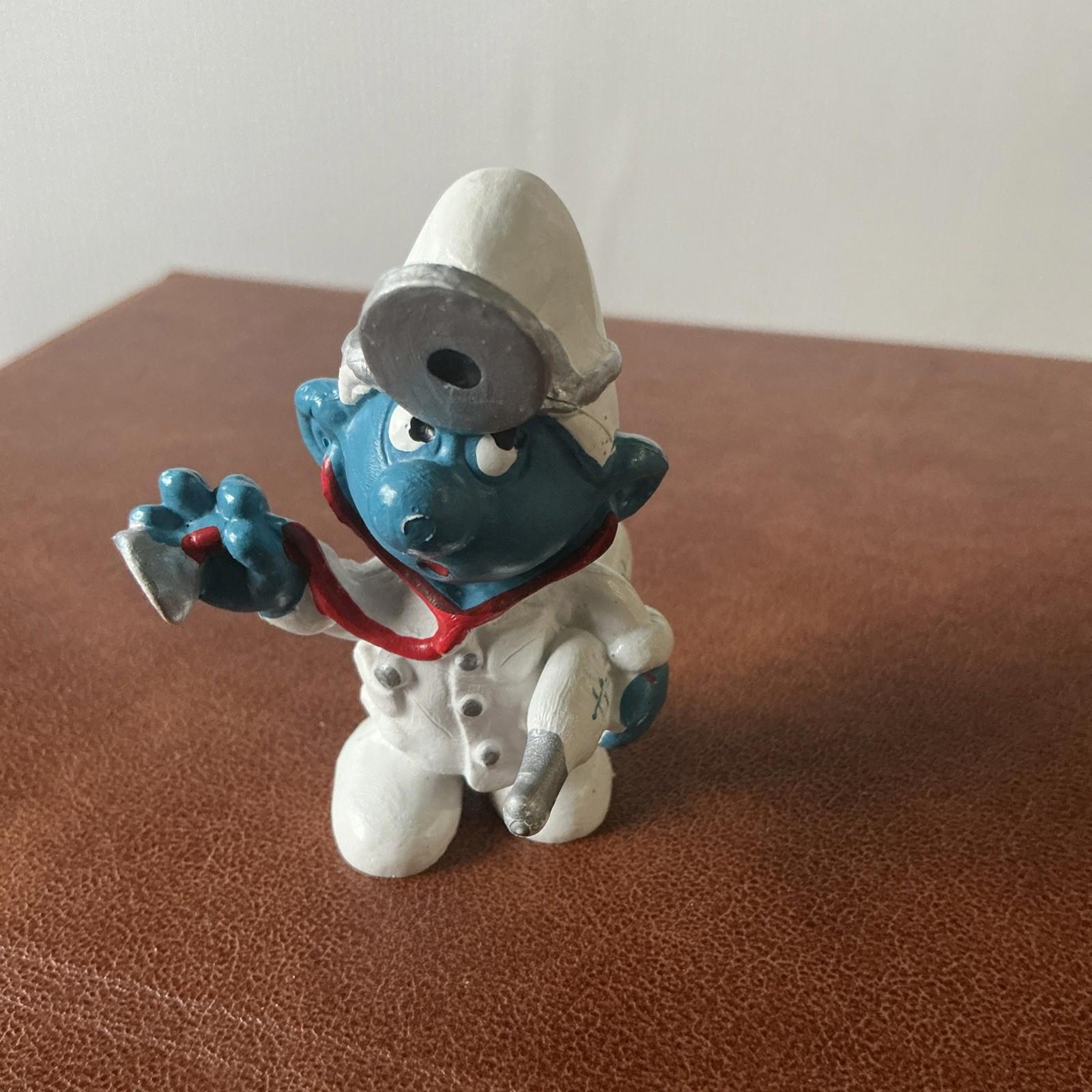 Vintage Doctor Smurf 20037 Peyo 1978 VGC Rare Collectable SM034
