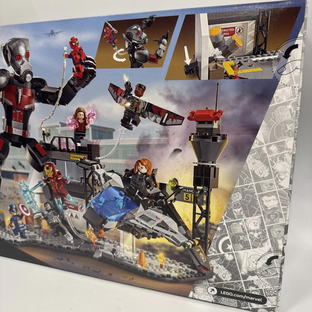 LEGO Marvel 76314 Super Heroes Captain America: Civil War Action Battle - New