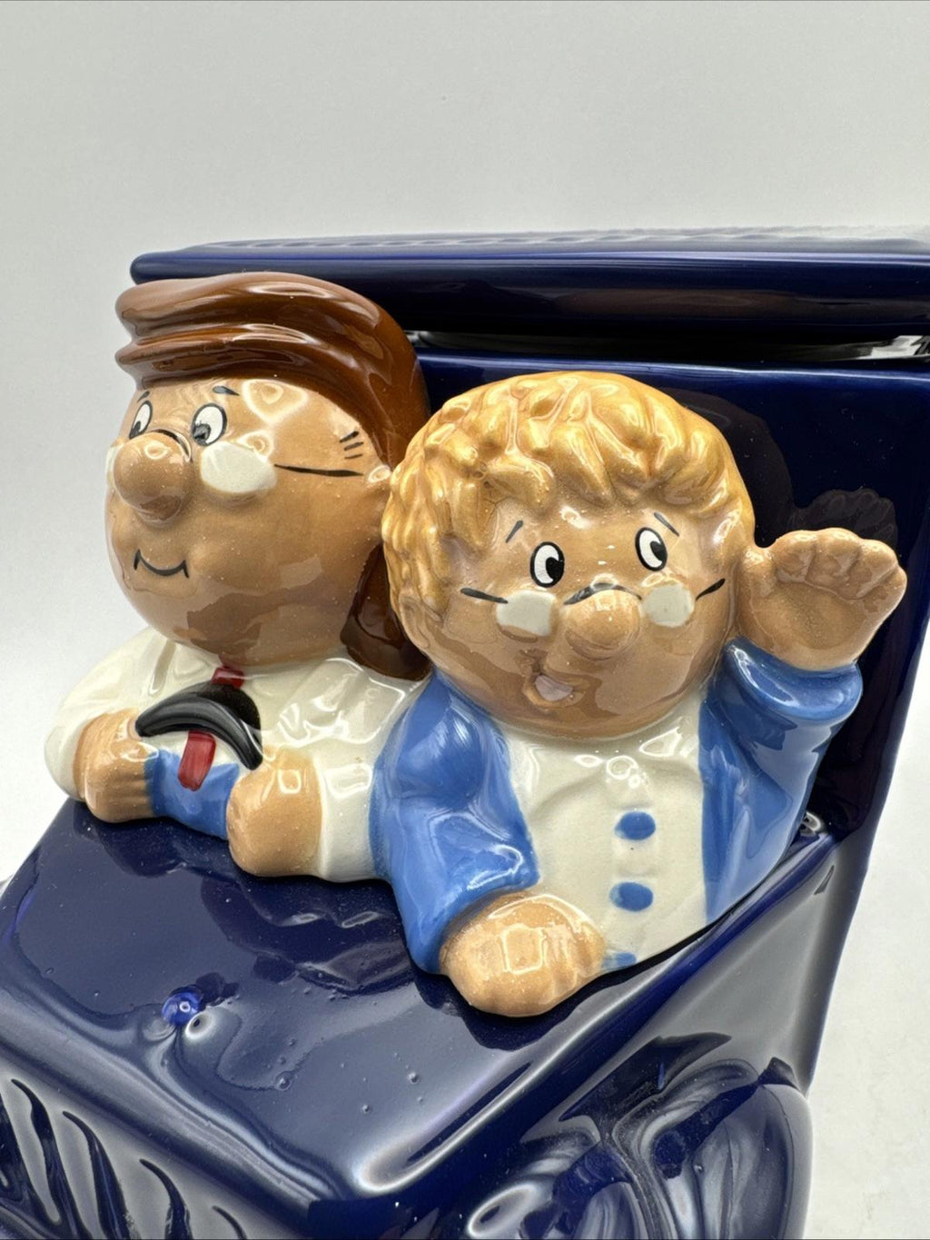 WADE Tetley Tea Folk Delivery Van Biscuit Barrel Cookie Jar Tea Caddy VGC