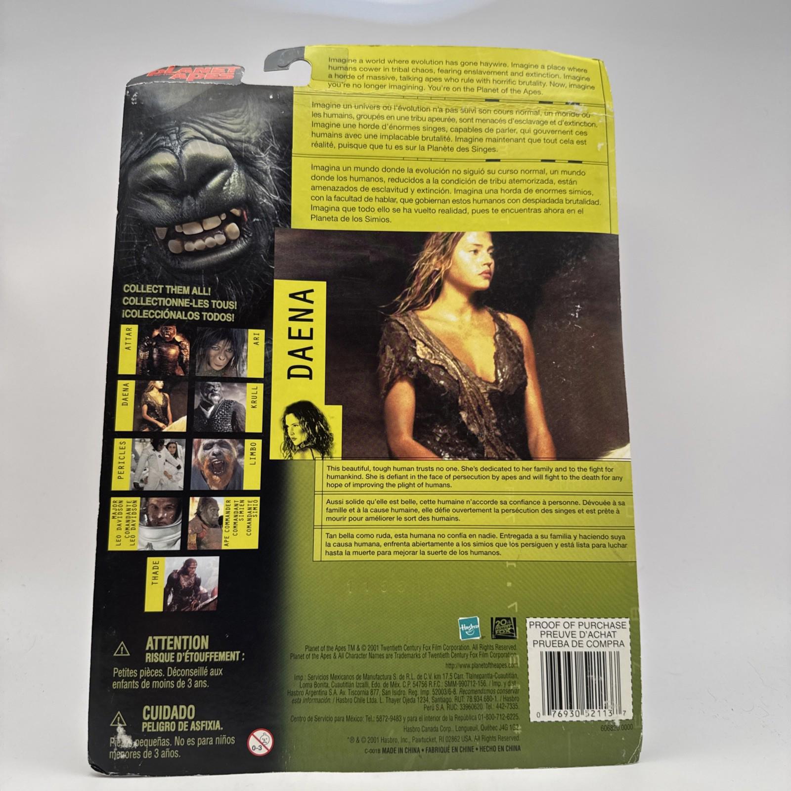 Vintage The Planet Of The Apes Action Figure Daena New In Box 6"