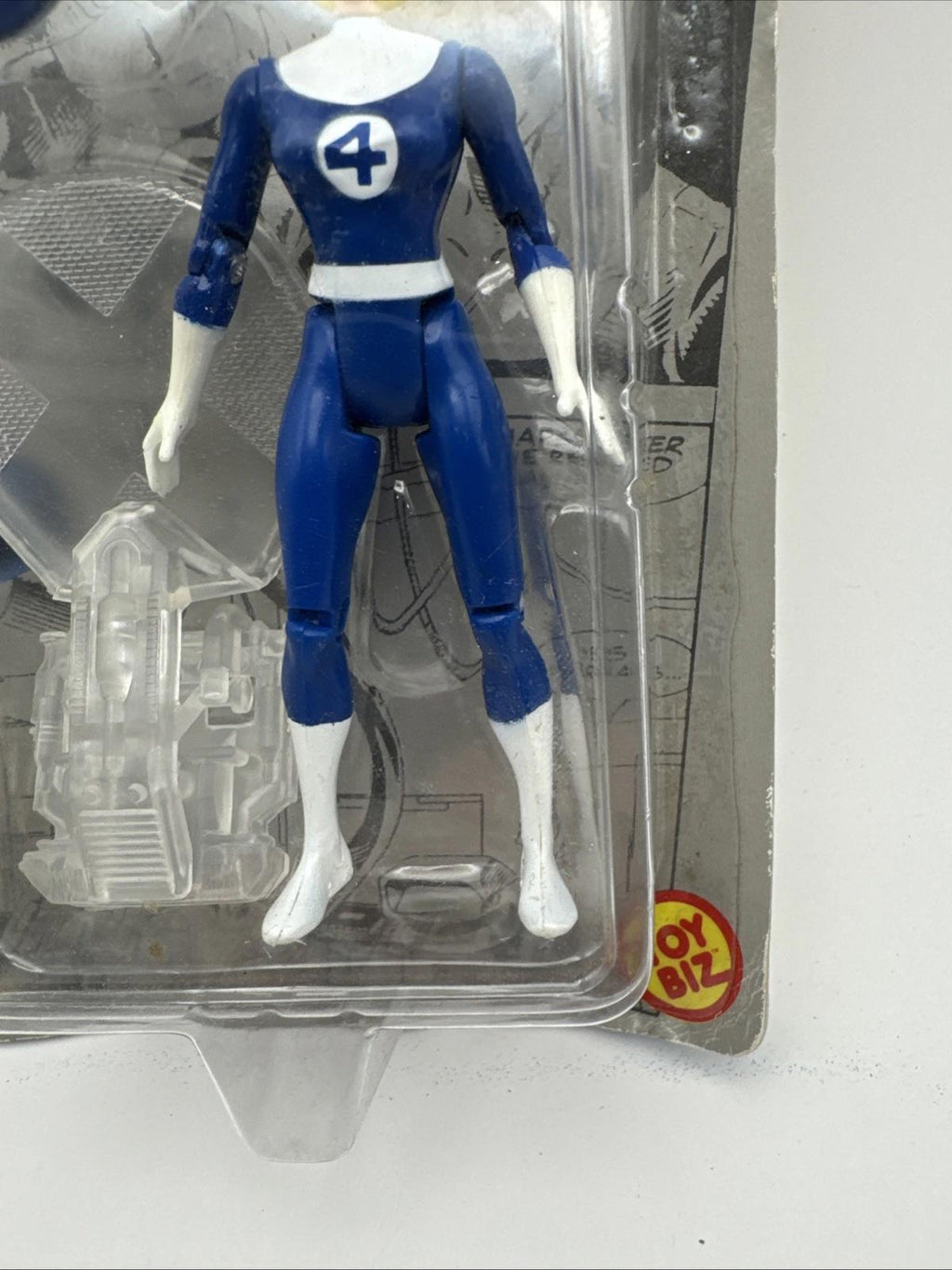 ToyBiz Marvel Fantastic 4 Power Blast Invisible Woman Figure 1994 Vintage