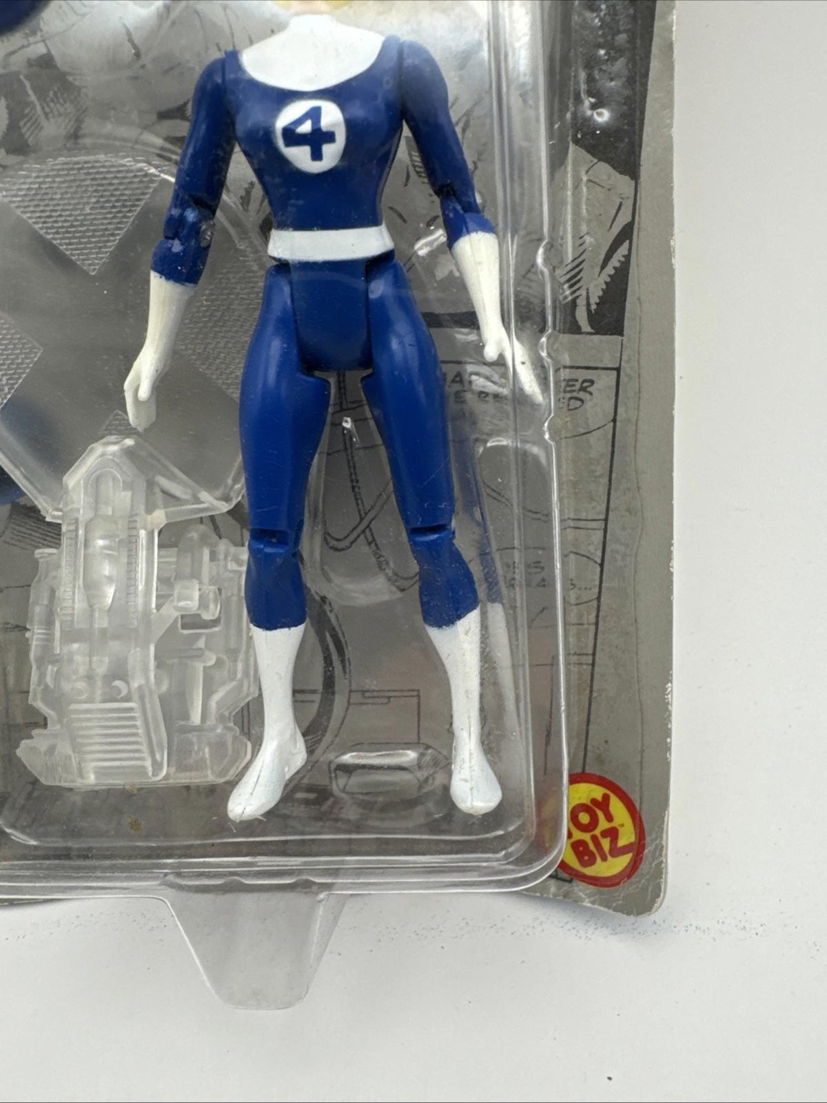 ToyBiz Marvel Fantastic 4 Power Blast Invisible Woman Figure 1994 Vintage