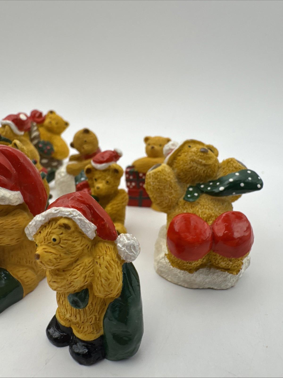 20 X Vintage R&R Hill 3cm Bears Upcott Collection Hand Painted VGC Box 4