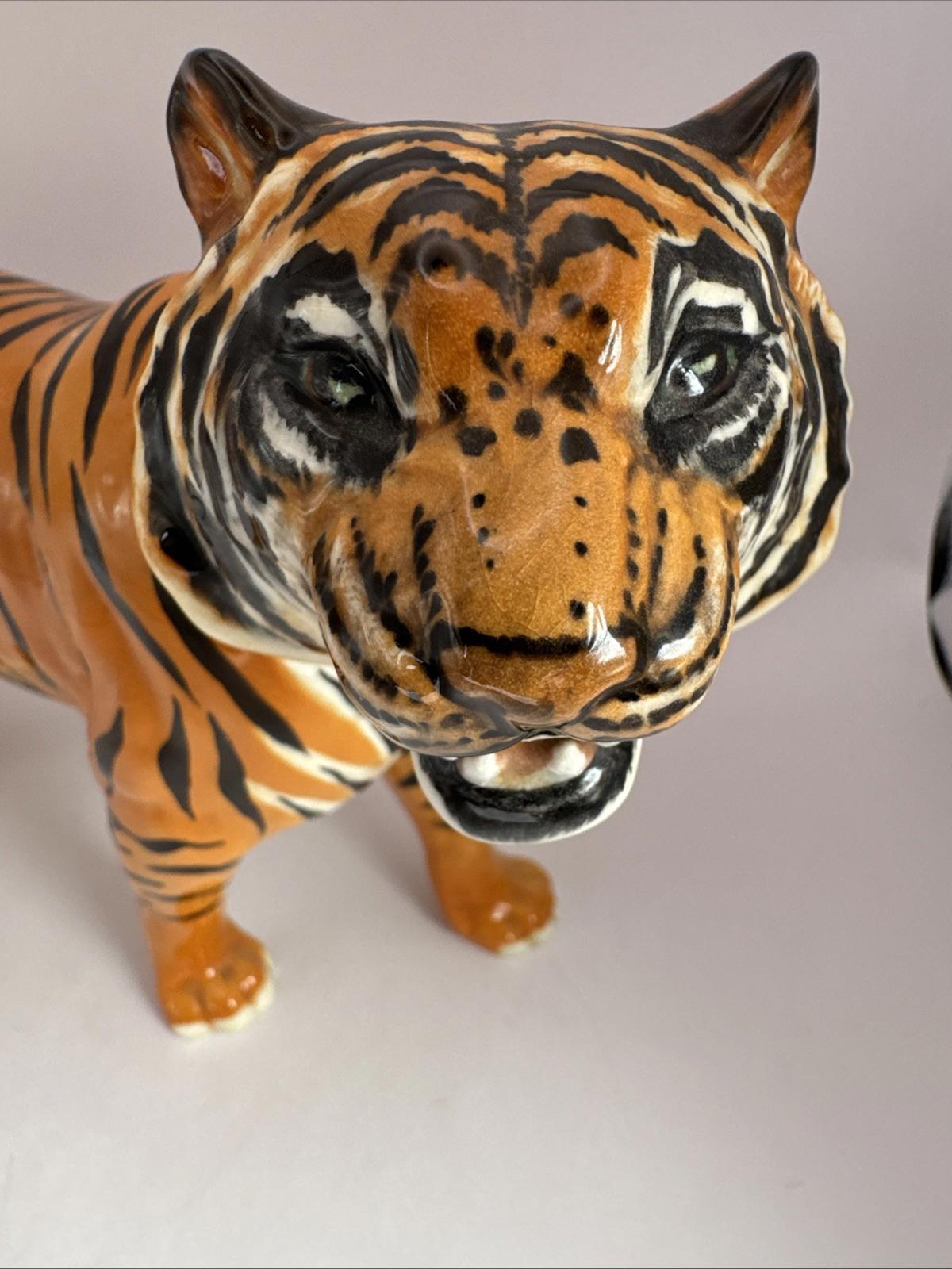 BESWICK BENGAL TIGER  NO: 2096 12 3/4" HAND CAST / PAINTED GRAHAM TONGUE 1955-72