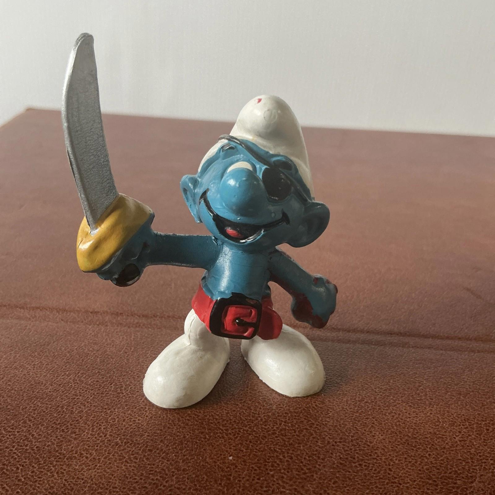 Collectable Vintage Peyo Pirate Smurf 20104 Rare Collectable SM004