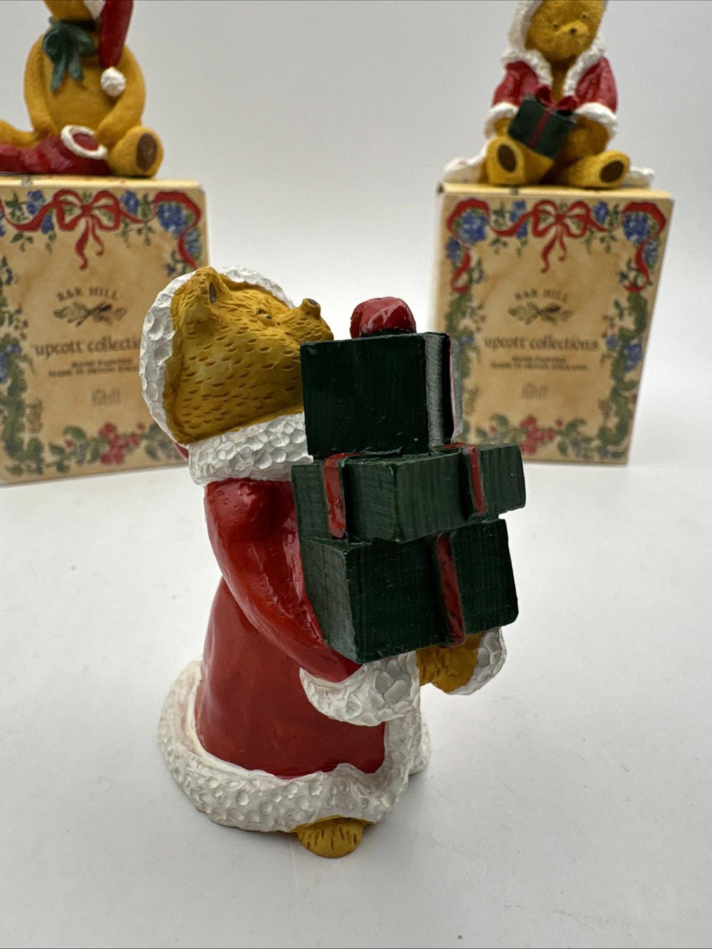 5 x Vintage R&R Hill Christmas Theme Bears VGC Upcott Collection Hand Painted