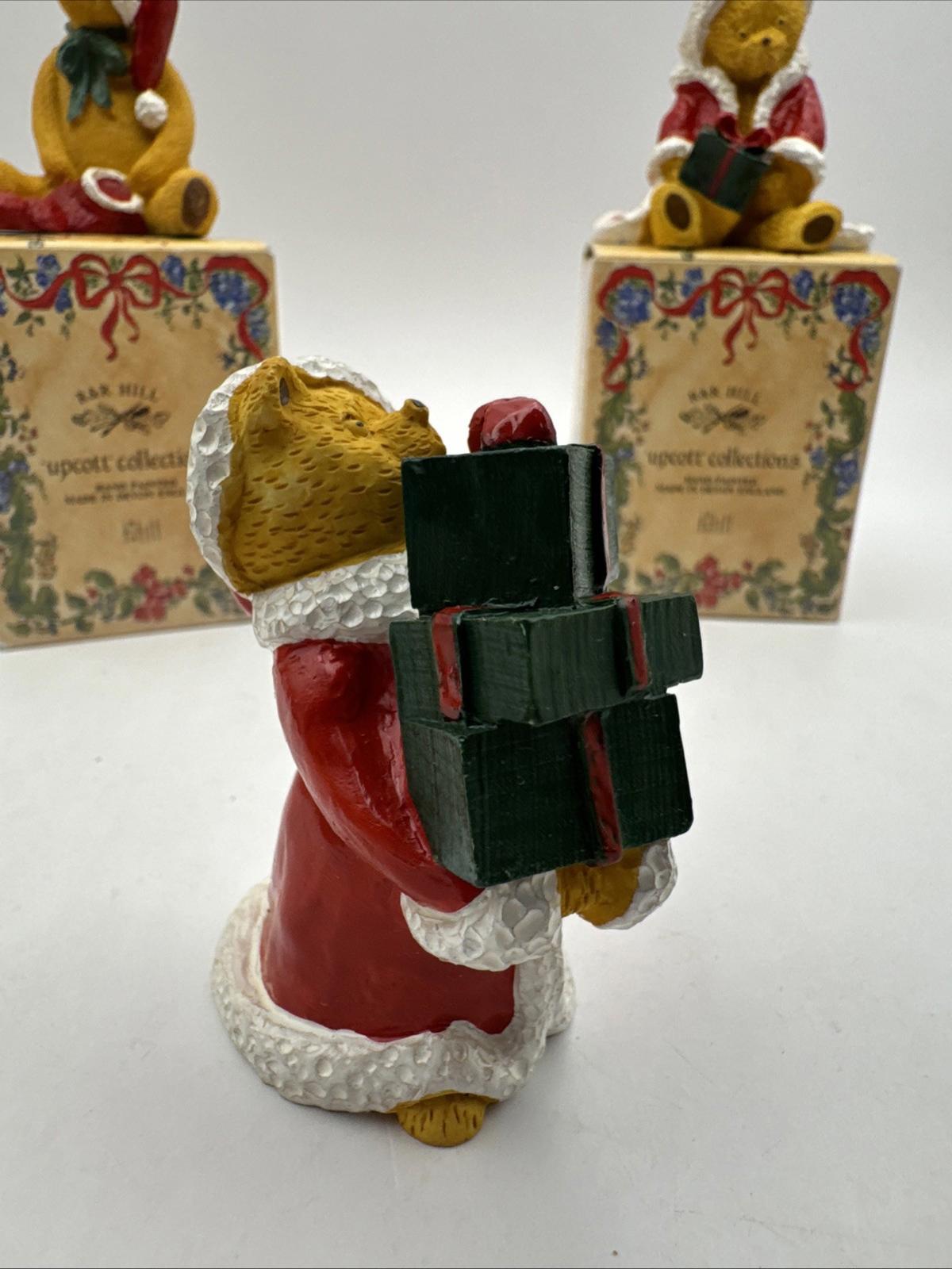 5 x Vintage R&R Hill Christmas Theme Bears VGC Upcott Collection Hand Painted