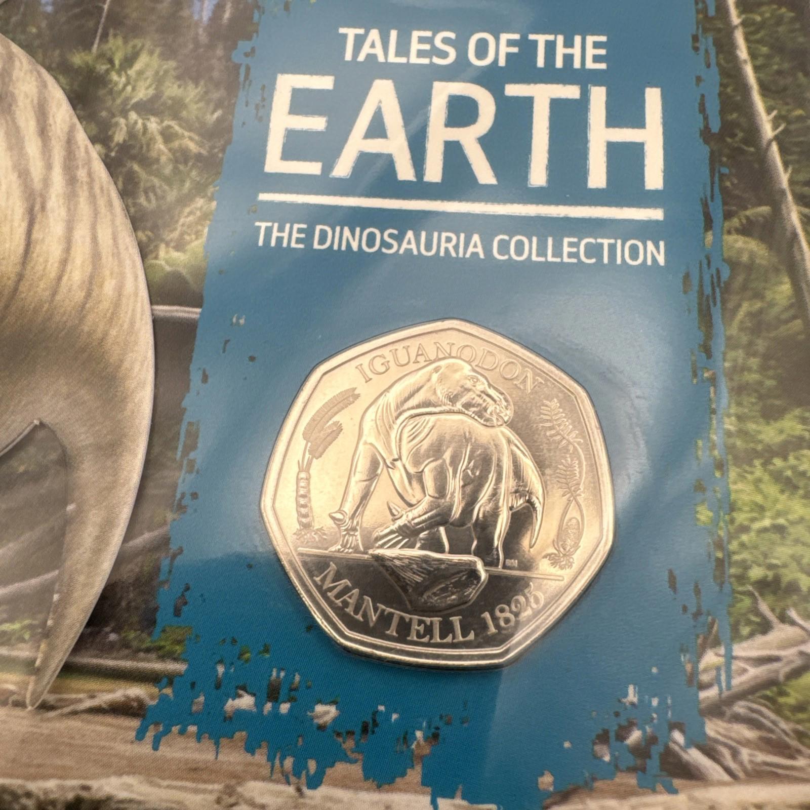 The Royal Mint Iguanodon Brilliant Uncirculated 50p Coin