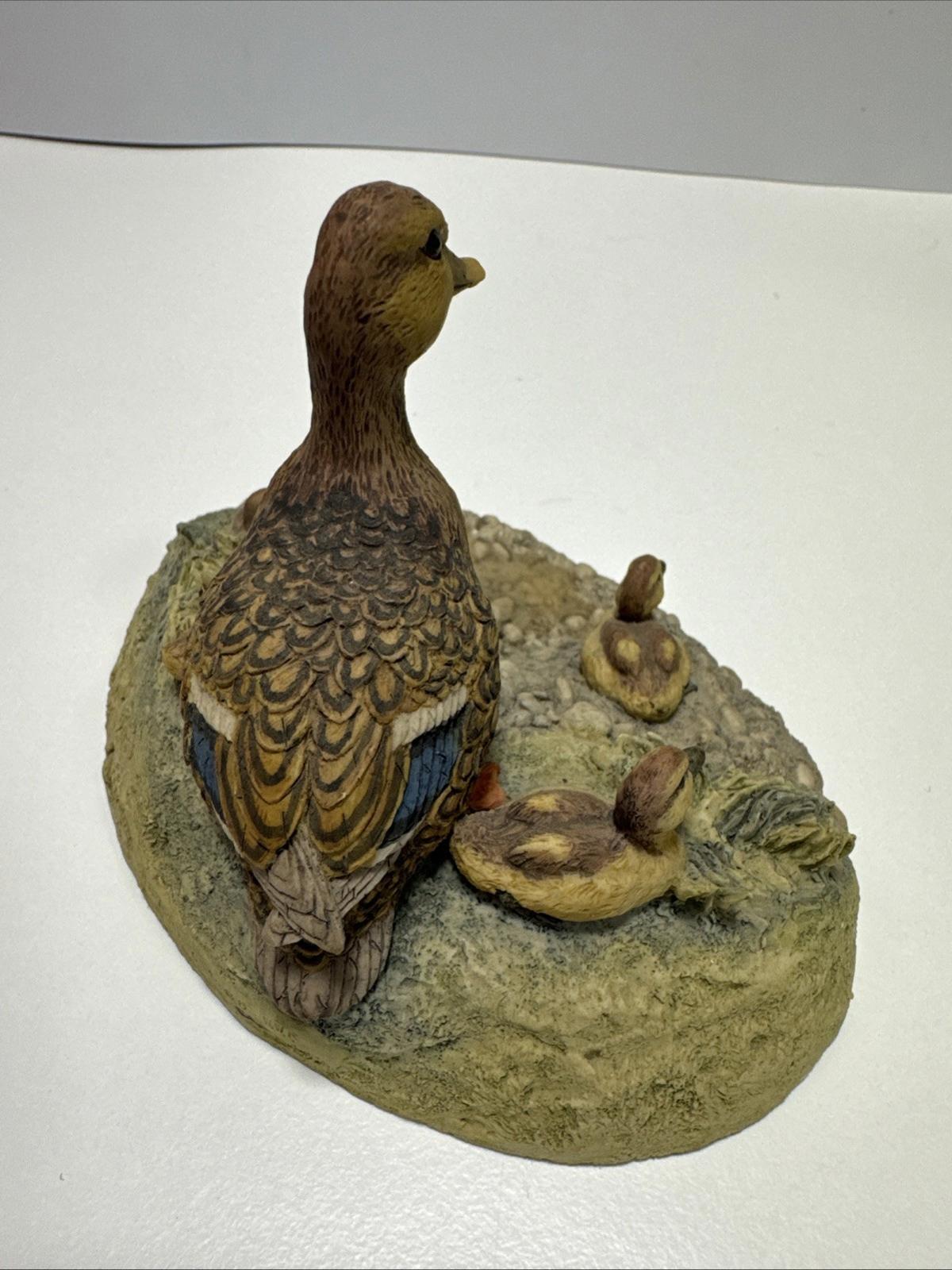 1986 Border Fine Arts "FAMILY LIFE'" Mallard Family WW17 Figurine