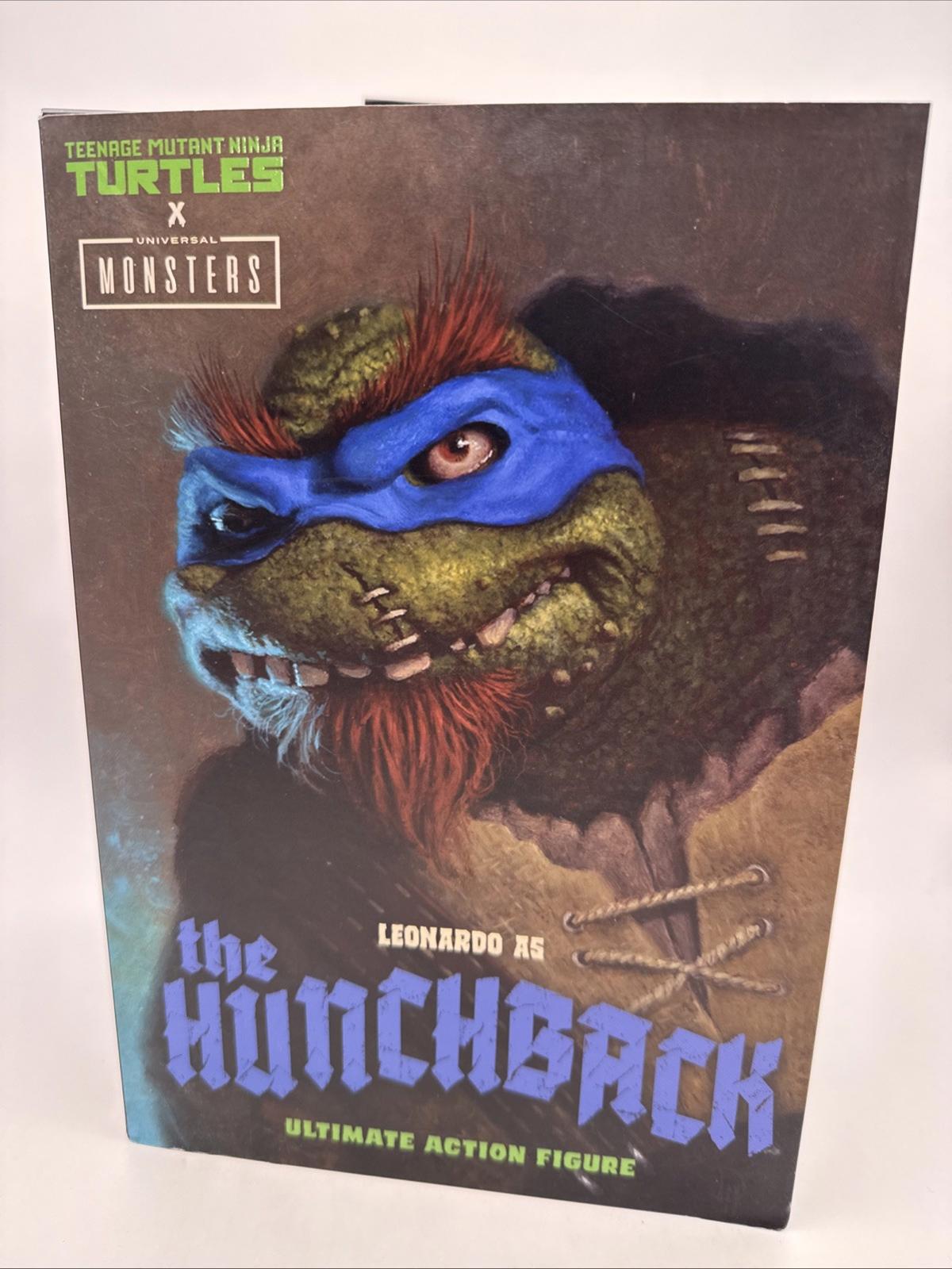 NECA TMNT Ultimate Leonardo Hunchback Universal Monsters Action Figure 7"