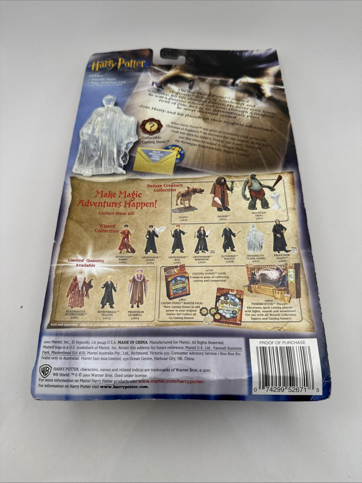 Vintage Mattel Harry Potter Sorcerer's Stone Figure - Invisibility Cloak Harry