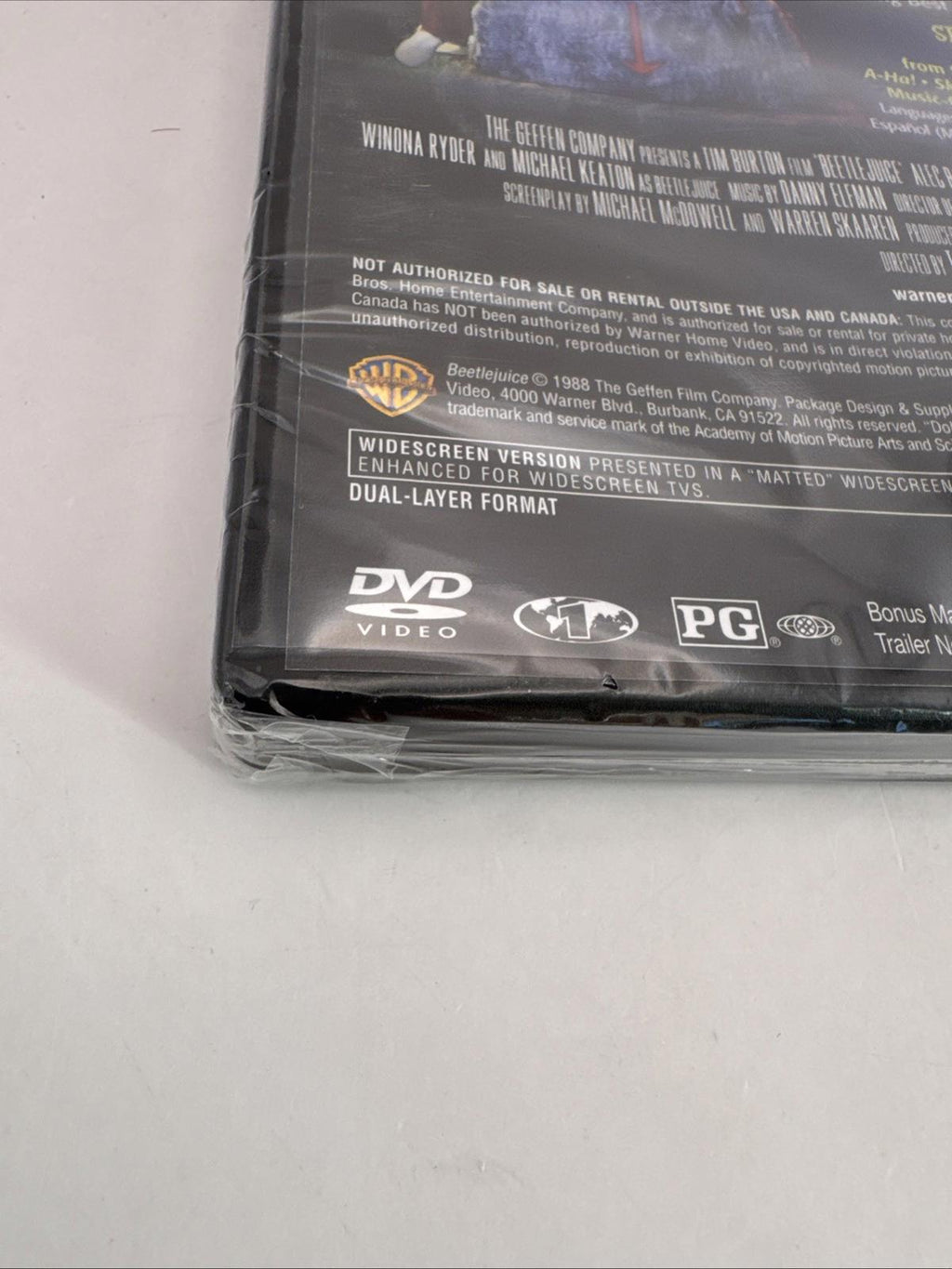 Beetlejuice 20th Anniversary Deluxe Edition DVD New Sealed