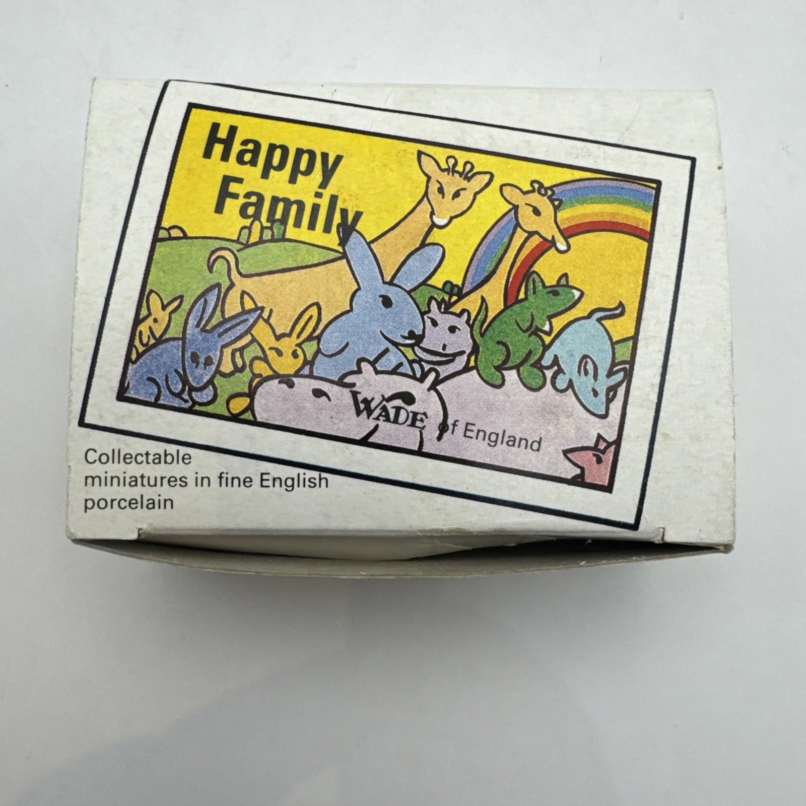 Wade Whimsie Happy Family Frog Set Boxed Great Condition Rare