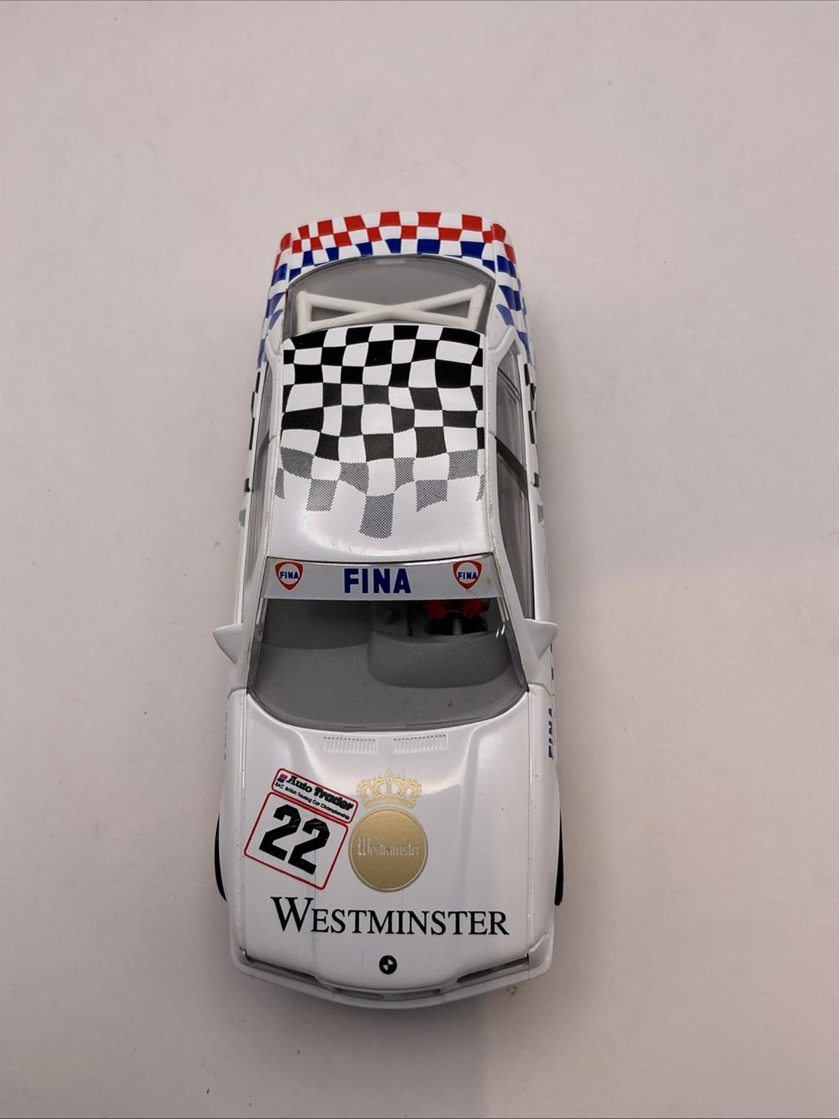 Scalextric BMW 318i Westminster C 182 Boxed VGC Slot Car British Touring Car