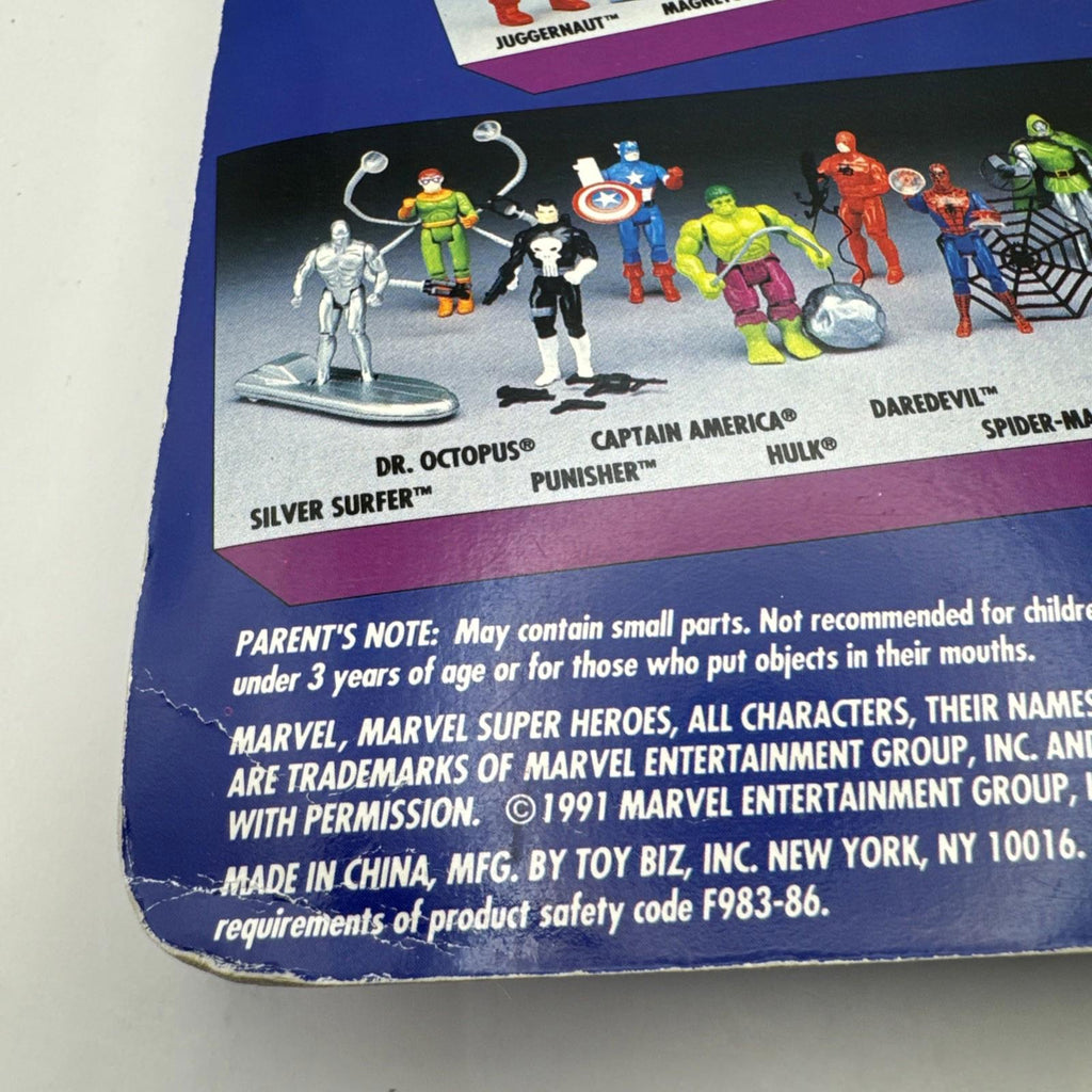 Marvel Electronic Super Heroes The Punisher Talks Carded 1991 Toy Biz