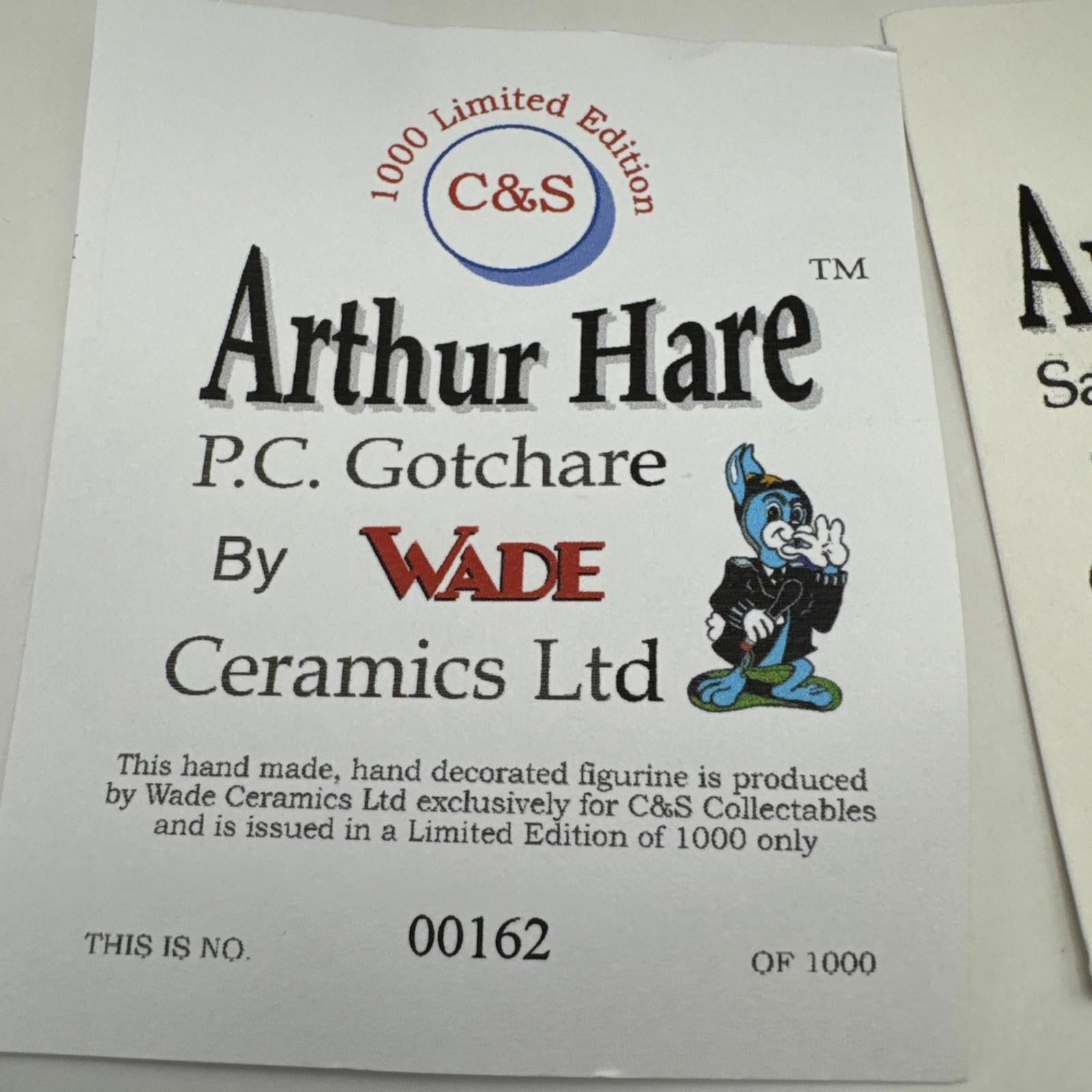 Wade Arthur Hate Collection P.C. Gotchare, Santahare Paws Limited Edt Box COA