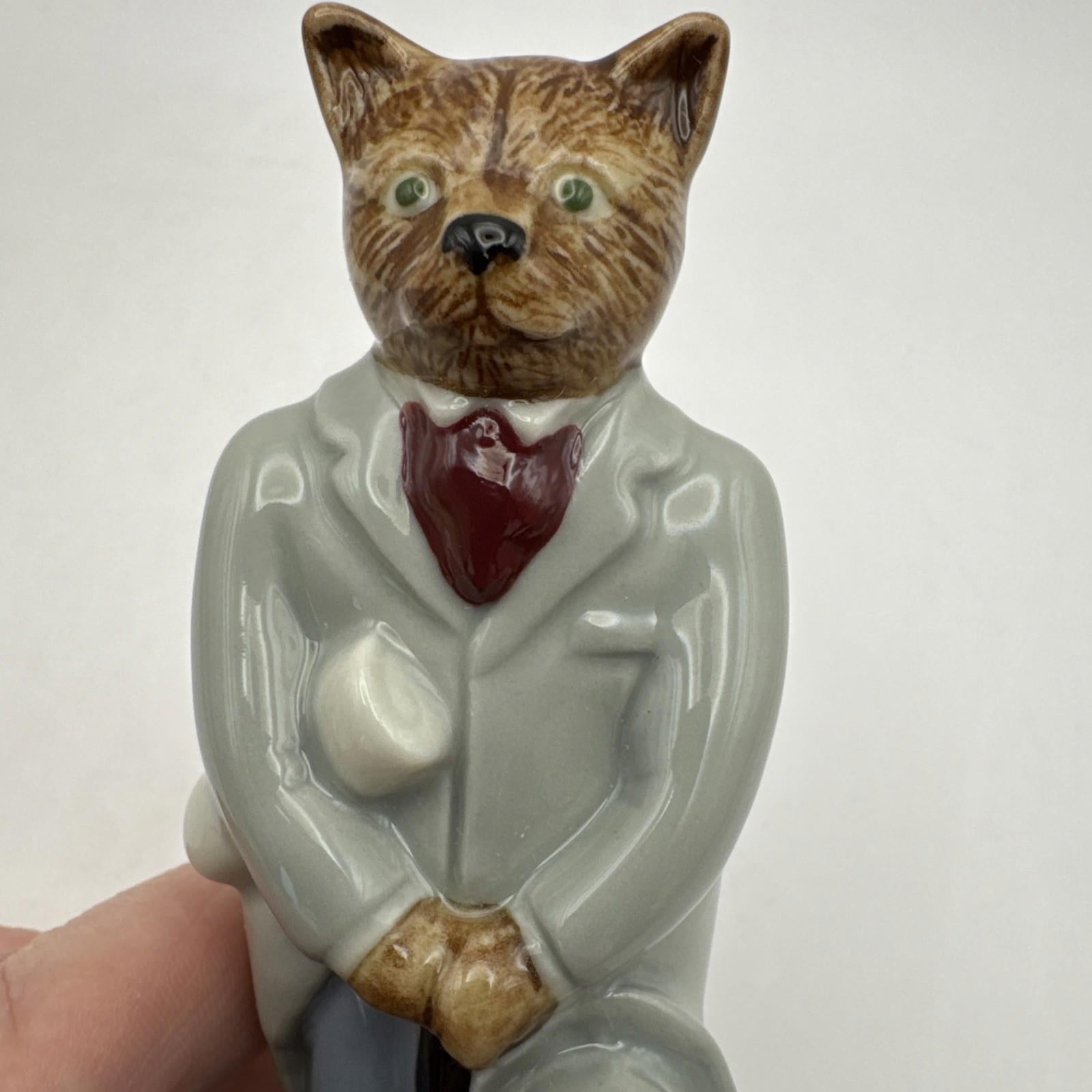 Boxed collectable Wade The City Gent Catkins character Limited Edition of 1500