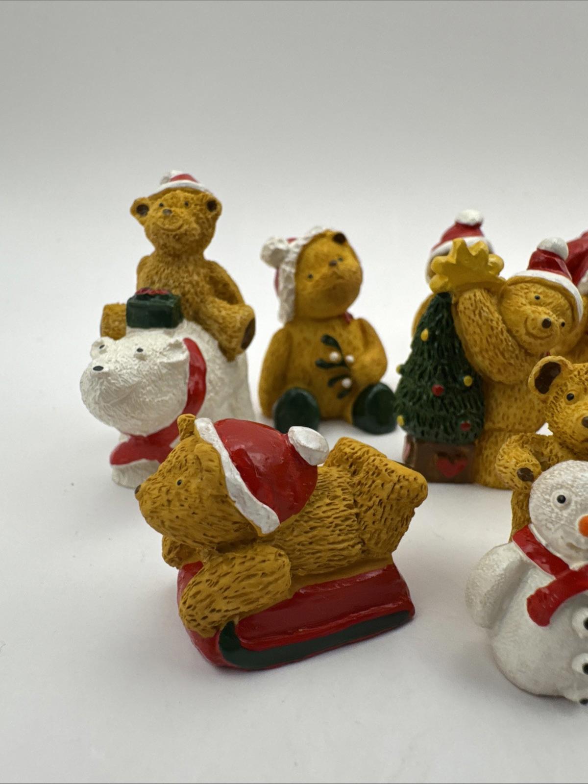 20 X Vintage R&R Hill 3cm Bears Upcott Collection Hand Painted VGC Box 4