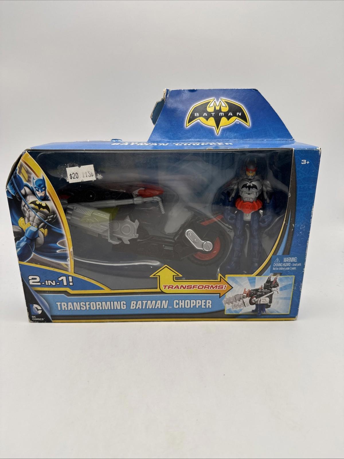 Batman Transforming Batman Chopper 2 In 1 Boxed New Sealed 2013 Box Damage