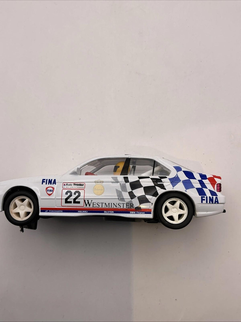 Scalextric BMW 318i Westminster C 182 Boxed VGC Slot Car British Touring Car