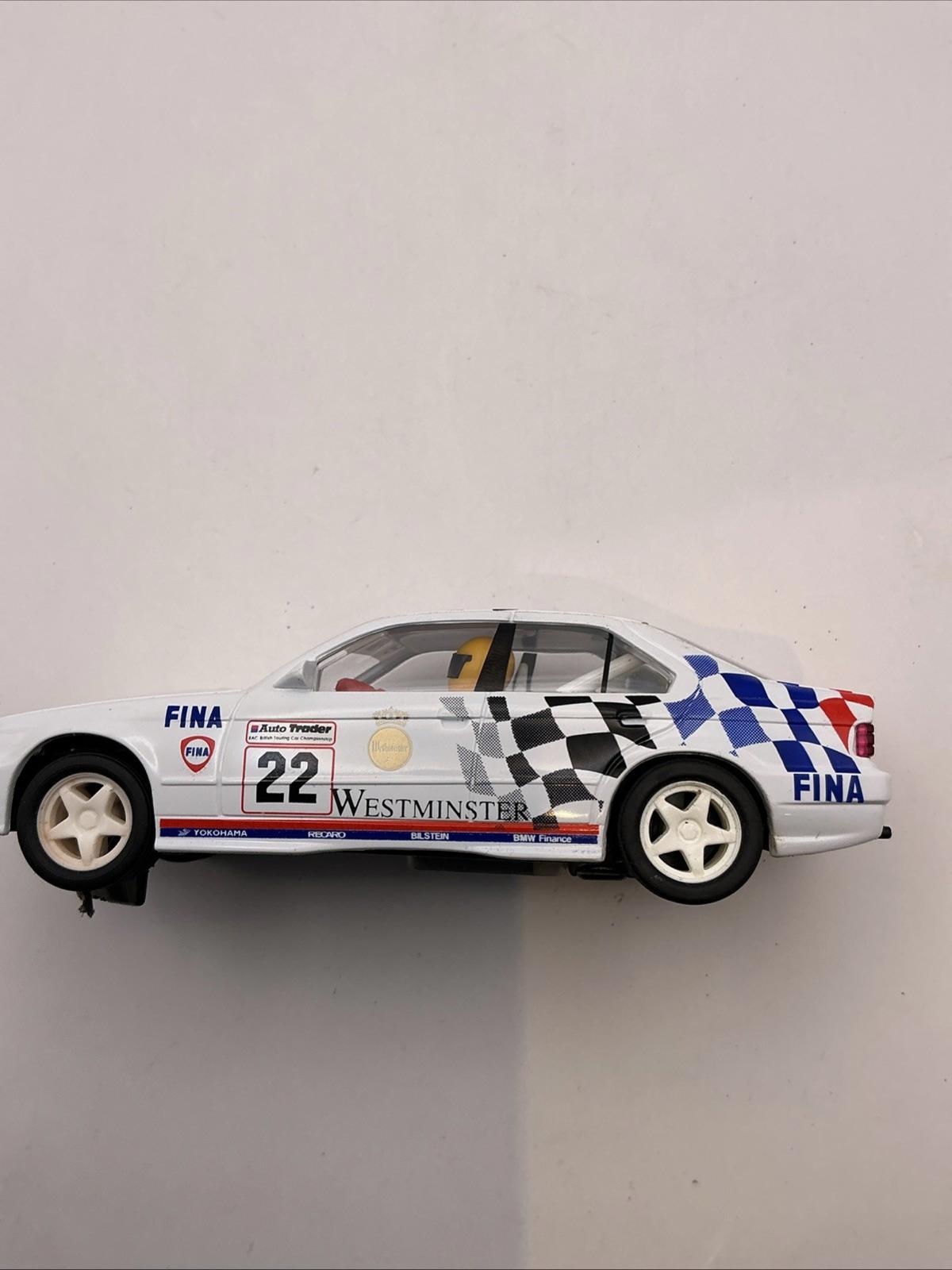 Scalextric BMW 318i Westminster C 182 Boxed VGC Slot Car British Touring Car