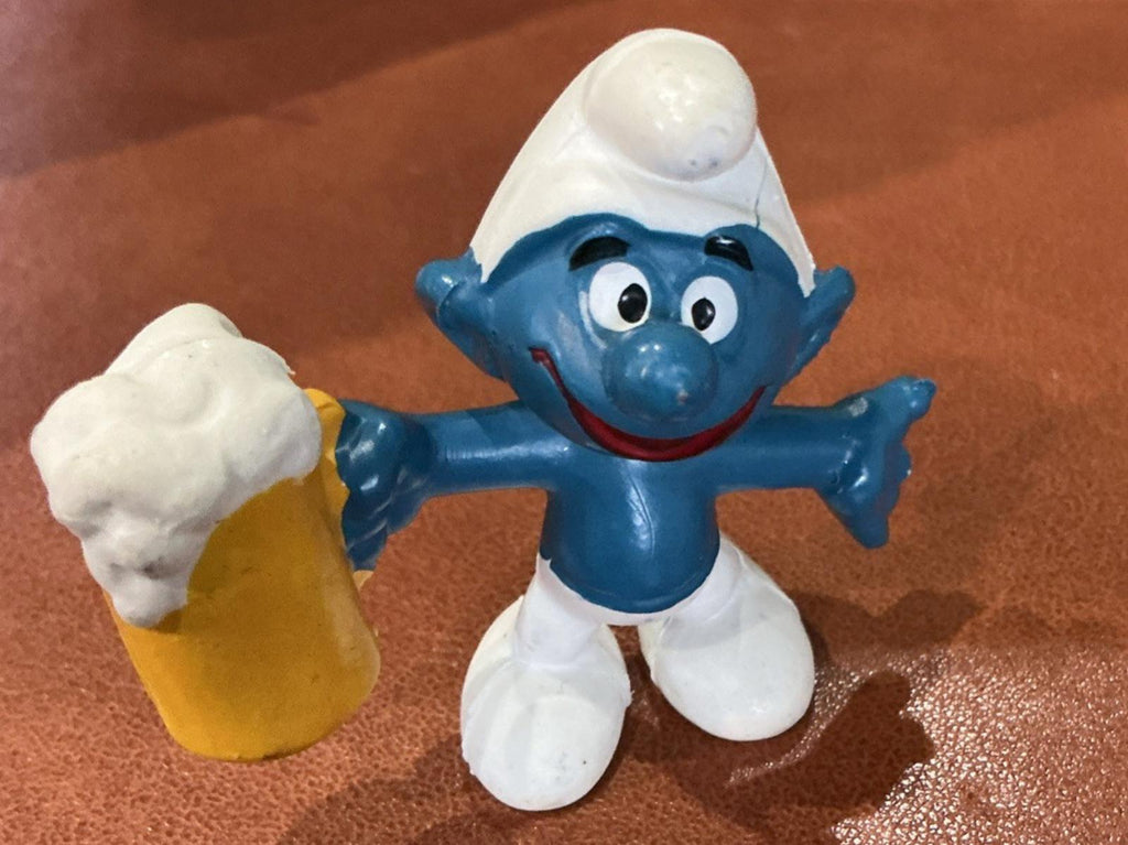Vintage Beer Smurf  20078 Collectable Rare SM084