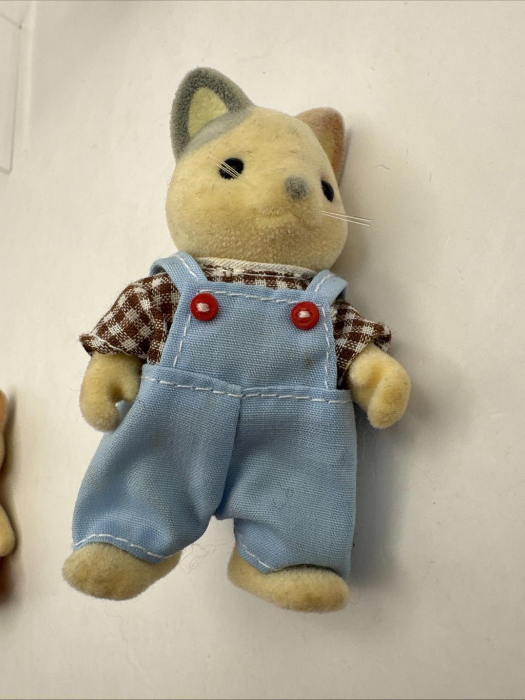 Vintage Sylvanian Families Whiskers Cat Family Rare