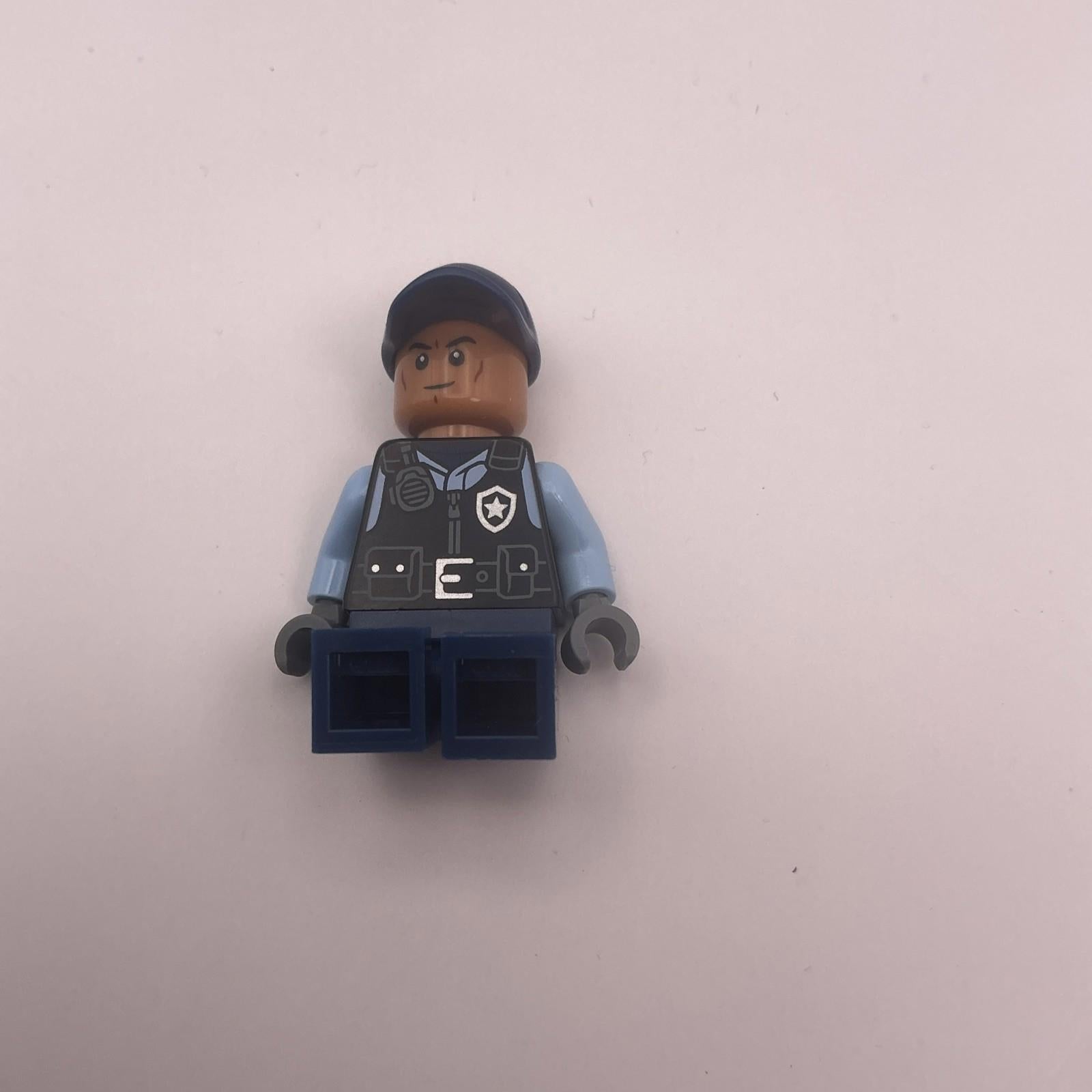 Lego Mini Figure SH 1076 - Male Security Guard - New & Genuine From Set 76300