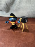 Vintage Photographer Smurf With Camera 40217 Excellent Condition SM092