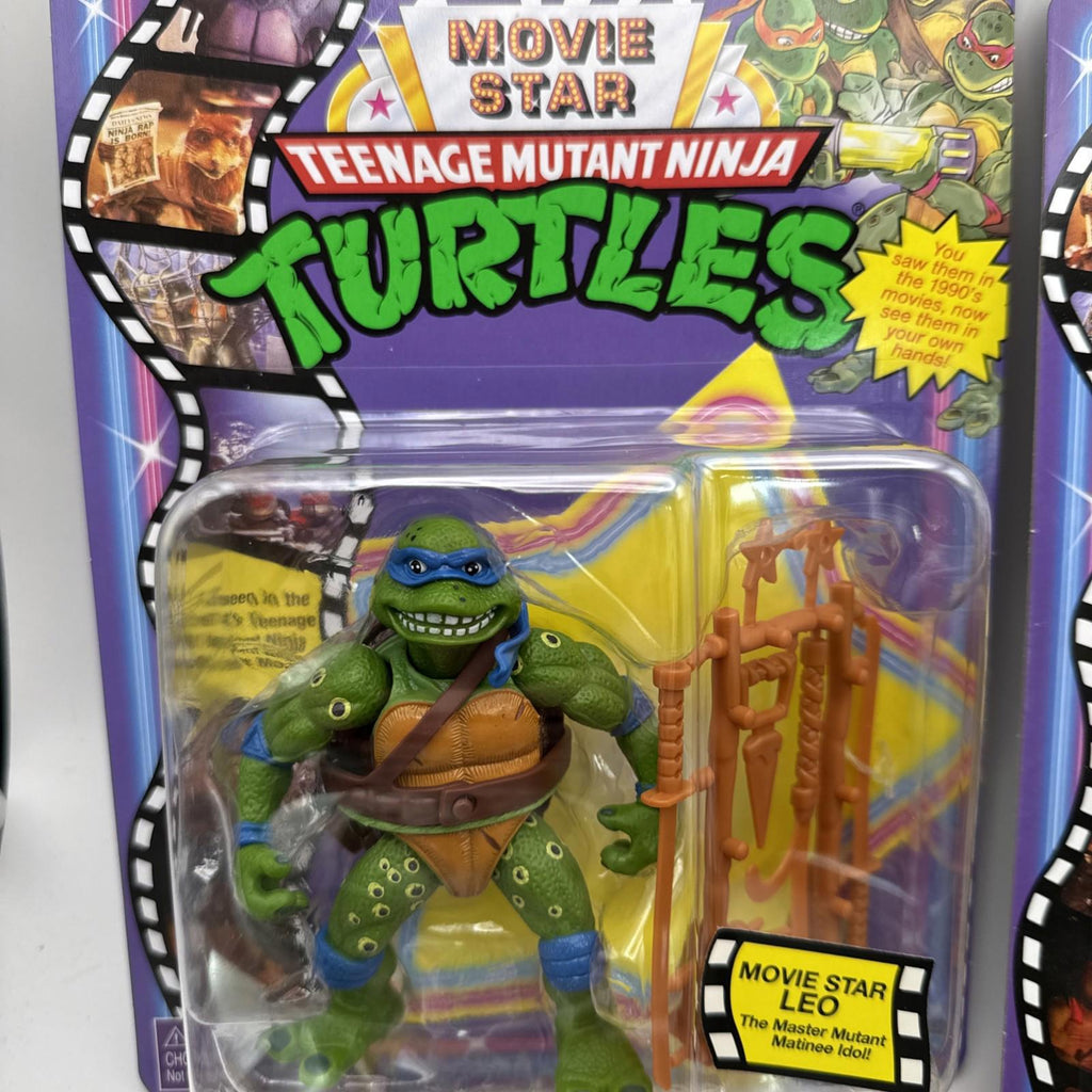 Teenage mutant ninja turtles TMNT Movie Star 4  Action Figures Boxed In Outer