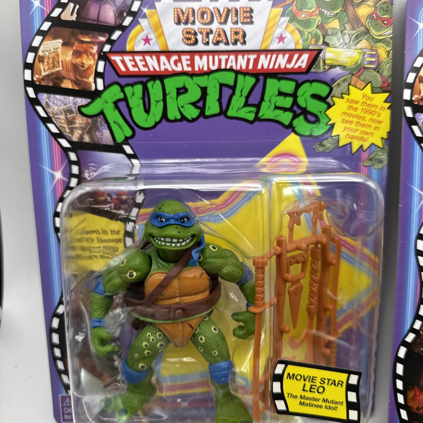 Teenage mutant ninja turtles TMNT Movie Star 4  Action Figures Boxed In Outer