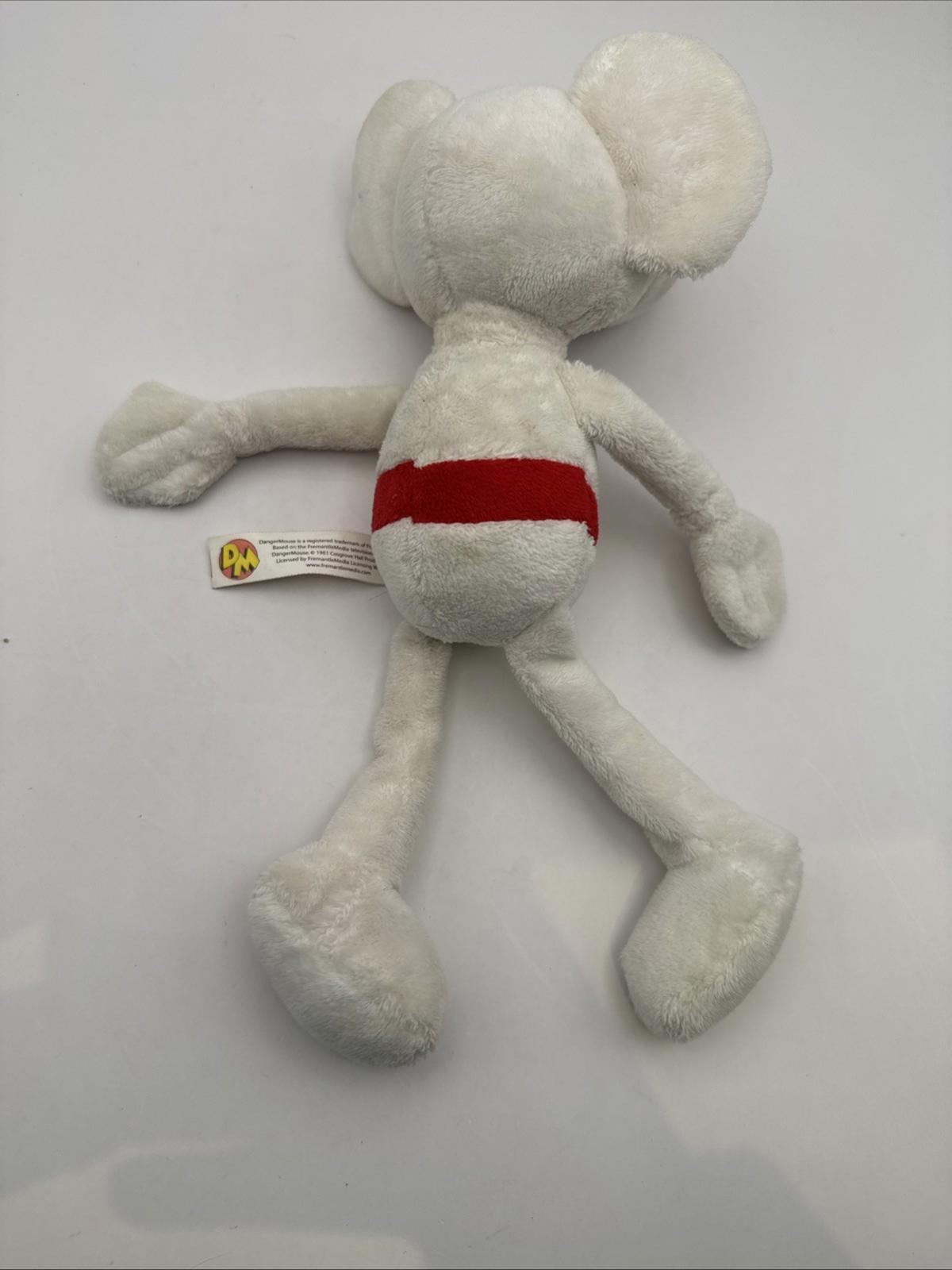 30cm Danger Mouse Plush Soft Toy 1981 Vintage Retro Collectable Tv Series