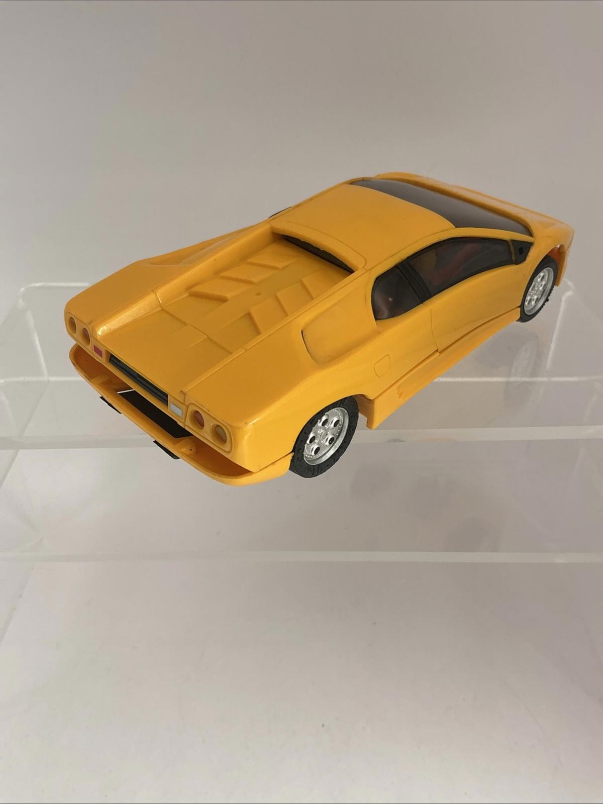Scalextric Lamborghini Diablo C127 Yellow VGC Original Box