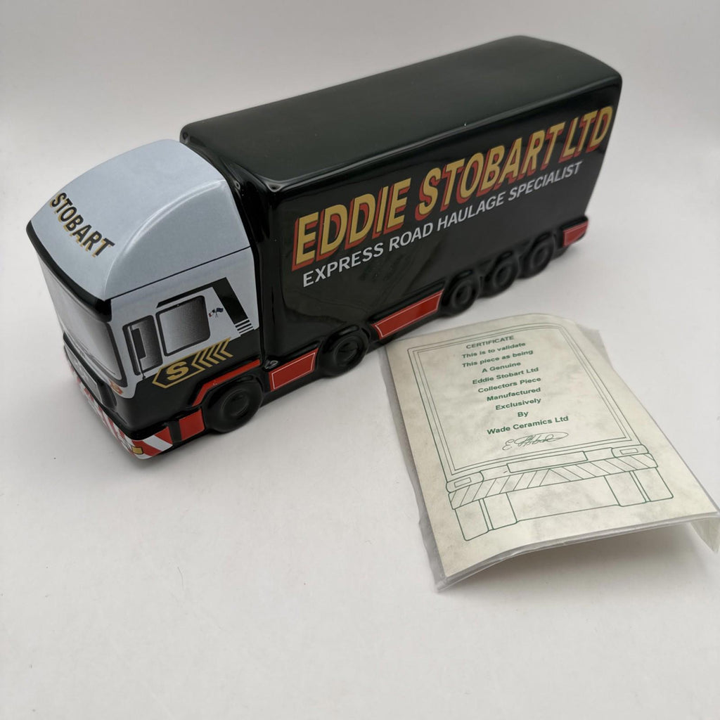 Wade Eddie Stobart Lorry Ceramic Money Box 'Twiggy' With COA Rare VGC