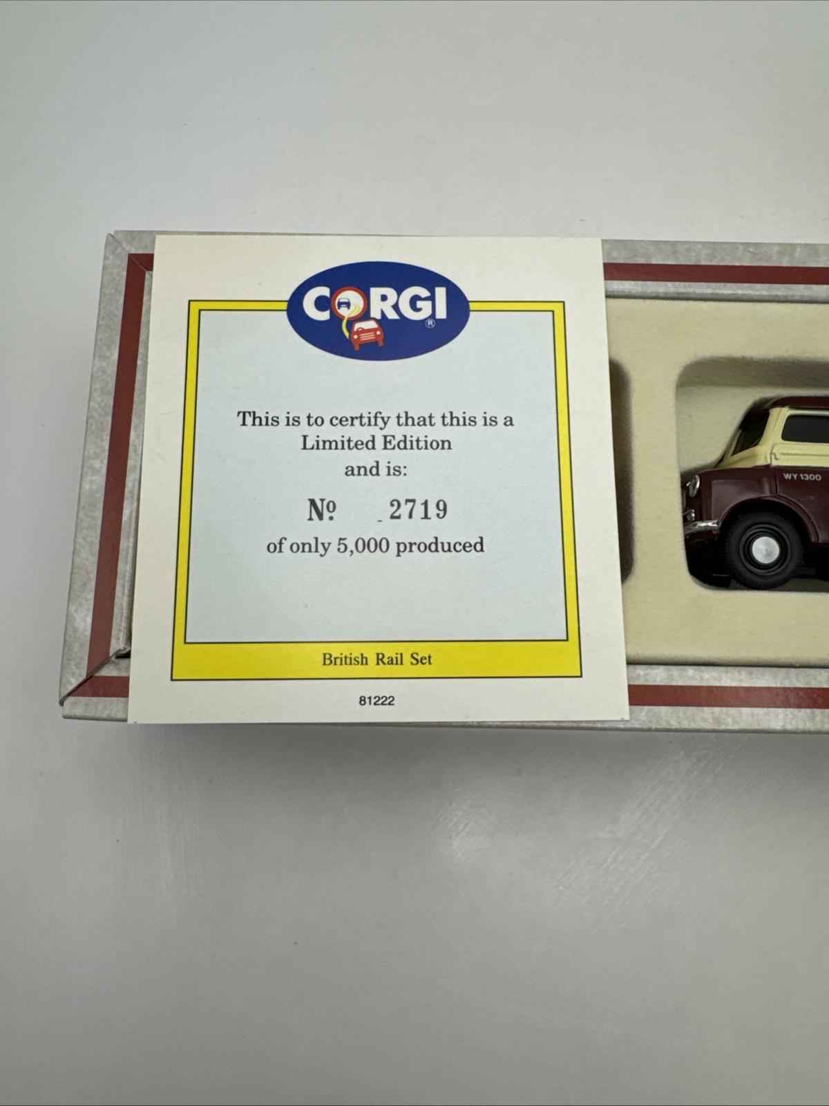 Corgi British Rail Set 1Ford Popular Van &1 Bedford CA Van Boxed New